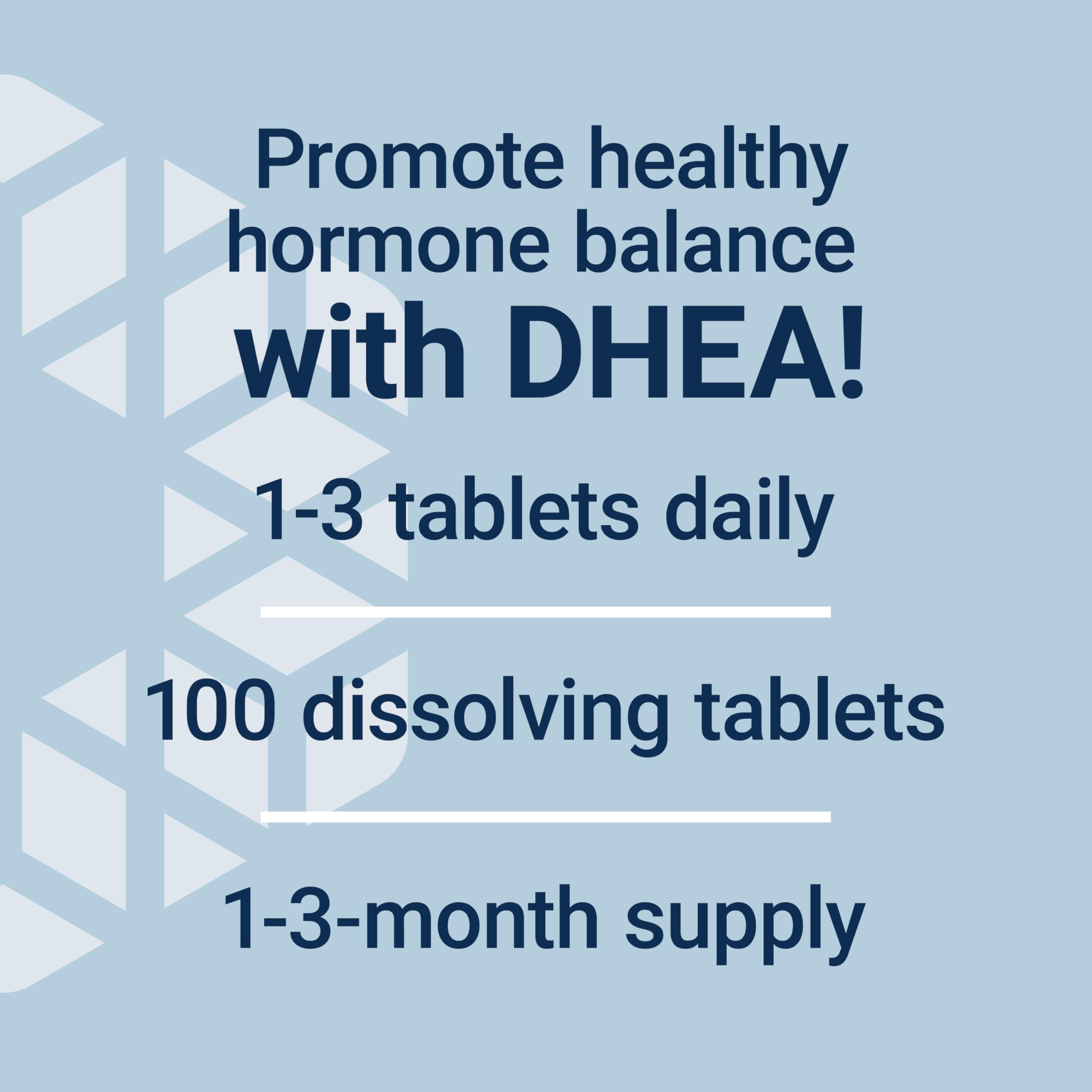 Life Extension DHEA 25 mg – Hormone Balance Supplement, Memory, Muscle Health, Bone Health, Men’s Health, Women’s Health, Gluten-Free, Non-GMO, Vegetarian, 100 Dissolve-in-Mouth Tablets Life Extension buy supplements canada