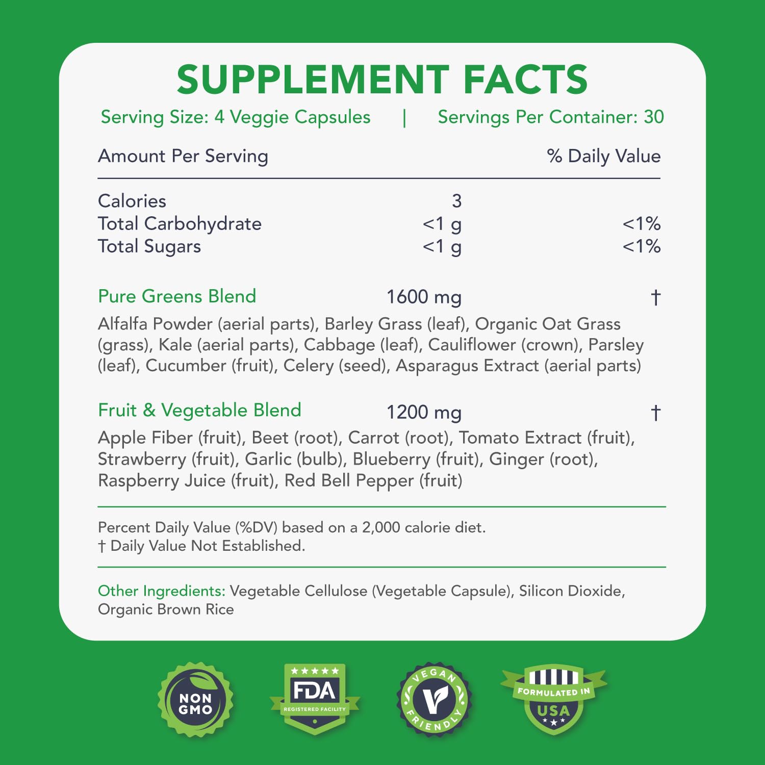 KaraMD Pure Nature | Greens, Fruit and Veggies Supplement | Vitamins, Fiber & Antioxidants | 20 Fruits and Vegetables Supplements for Energy & Digestion | Gluten Free & Vegan Friendly (30 Servings) KaraMD buy supplements canada