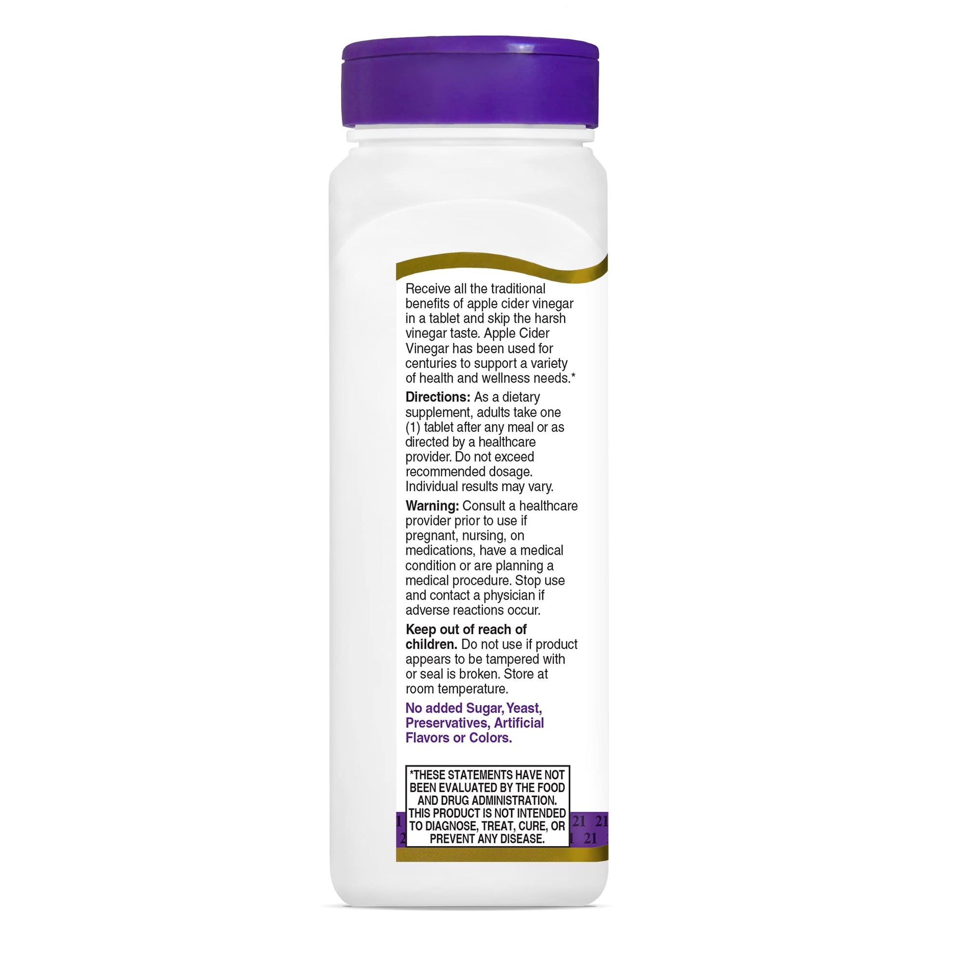 21st Century Apple Cider Vinegar 300mg Tablets, 250 Count 21st Century buy supplements canada