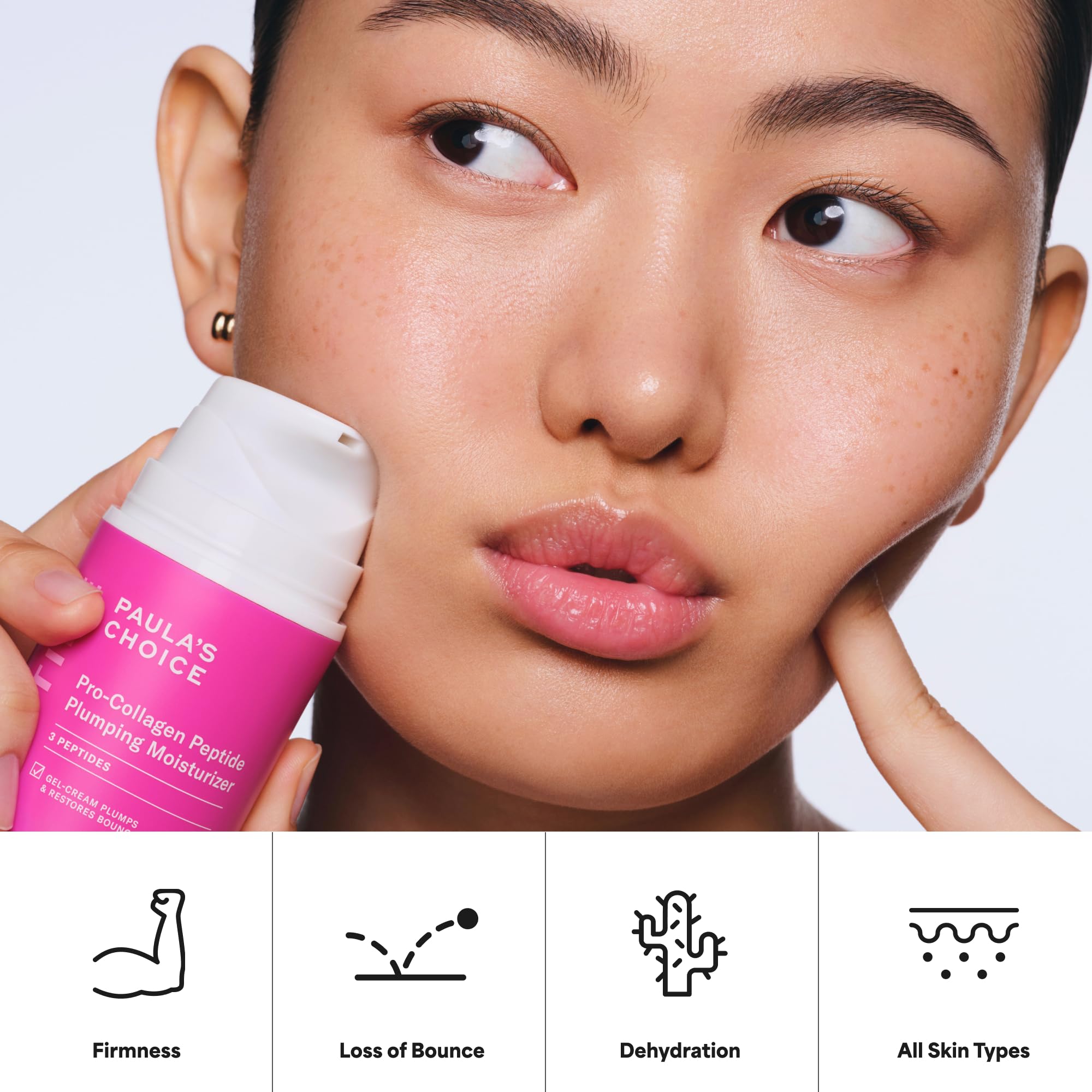 Paula's Choice Pro-Collagen Peptide Plumping Face Moisturizer, Daily Gel Face Cream for Deep Lightweight Hydration, Wrinkles & Loss of Firmness, Fragrance-Free, 1.7 Fl Oz Paula's Choice buy supplements canada