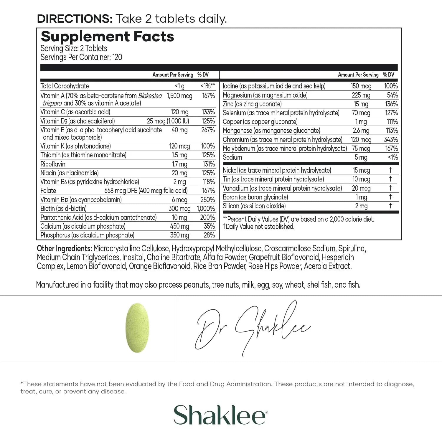 Shaklee - Vita-Lea® Men High Potency Multivitamin and Multimineral - Supports Heart, Immune, Bone, and Joint Health Shaklee buy supplements canada