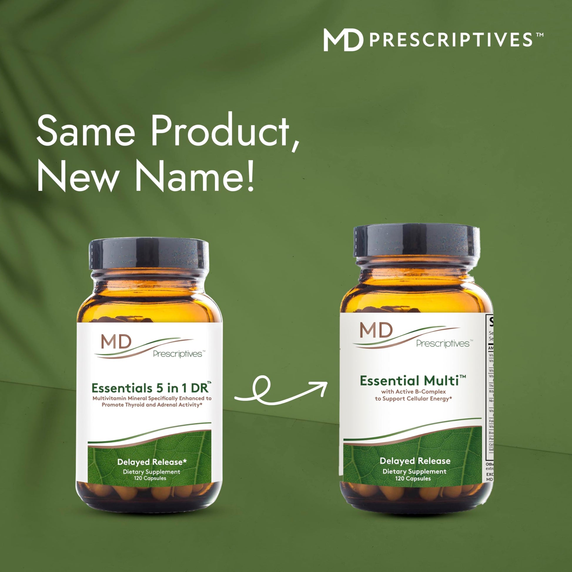 MD Prescriptives - Essential Multi (Delayed Release) - Multivitamin Mineral Complex Supplement for Enhanced Hormone Support - 120 Capsules MD Prescriptives buy supplements canada