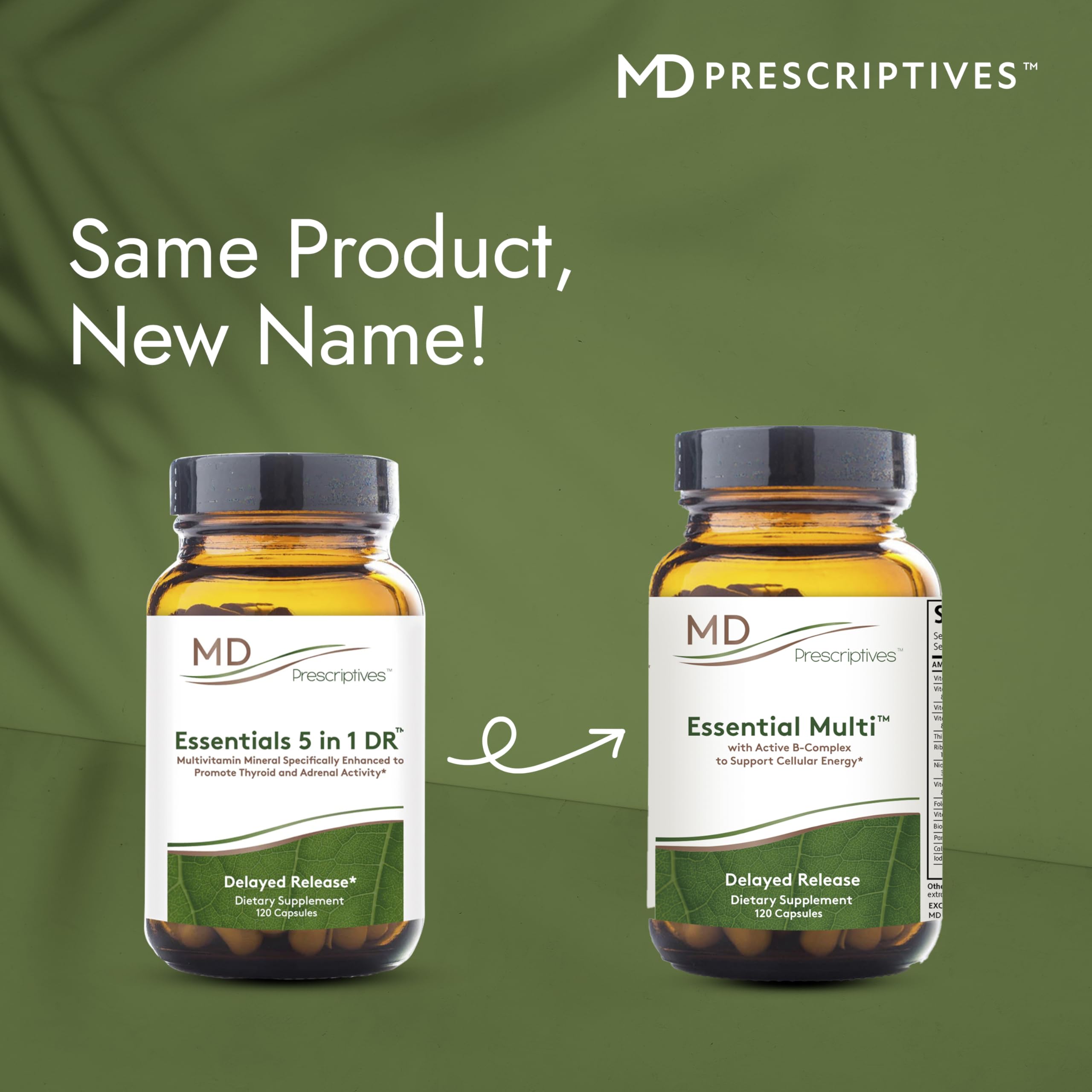 MD Prescriptives - Essential Multi (Delayed Release) - Multivitamin Mineral Complex Supplement for Enhanced Hormone Support - 120 Capsules MD Prescriptives buy supplements canada