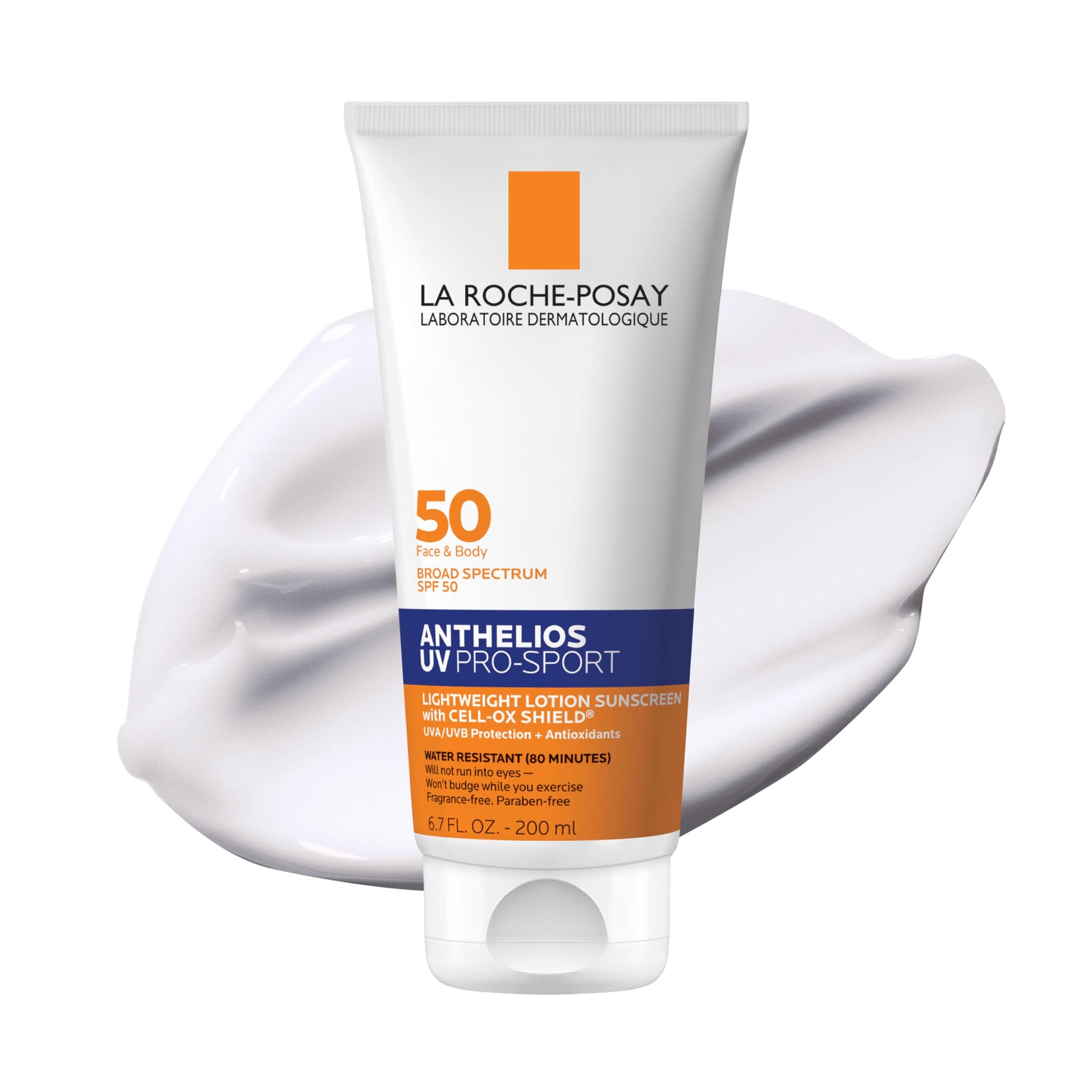 La Roche-Posay Anthelios UV Pro-Sport SPF 50 Sunscreen for Face & Body, Water & Sweat Resistant with Non-Drip Formula, Invisible Broad Spectrum Sunscreen Lotion La Roche-Posay buy supplements canada