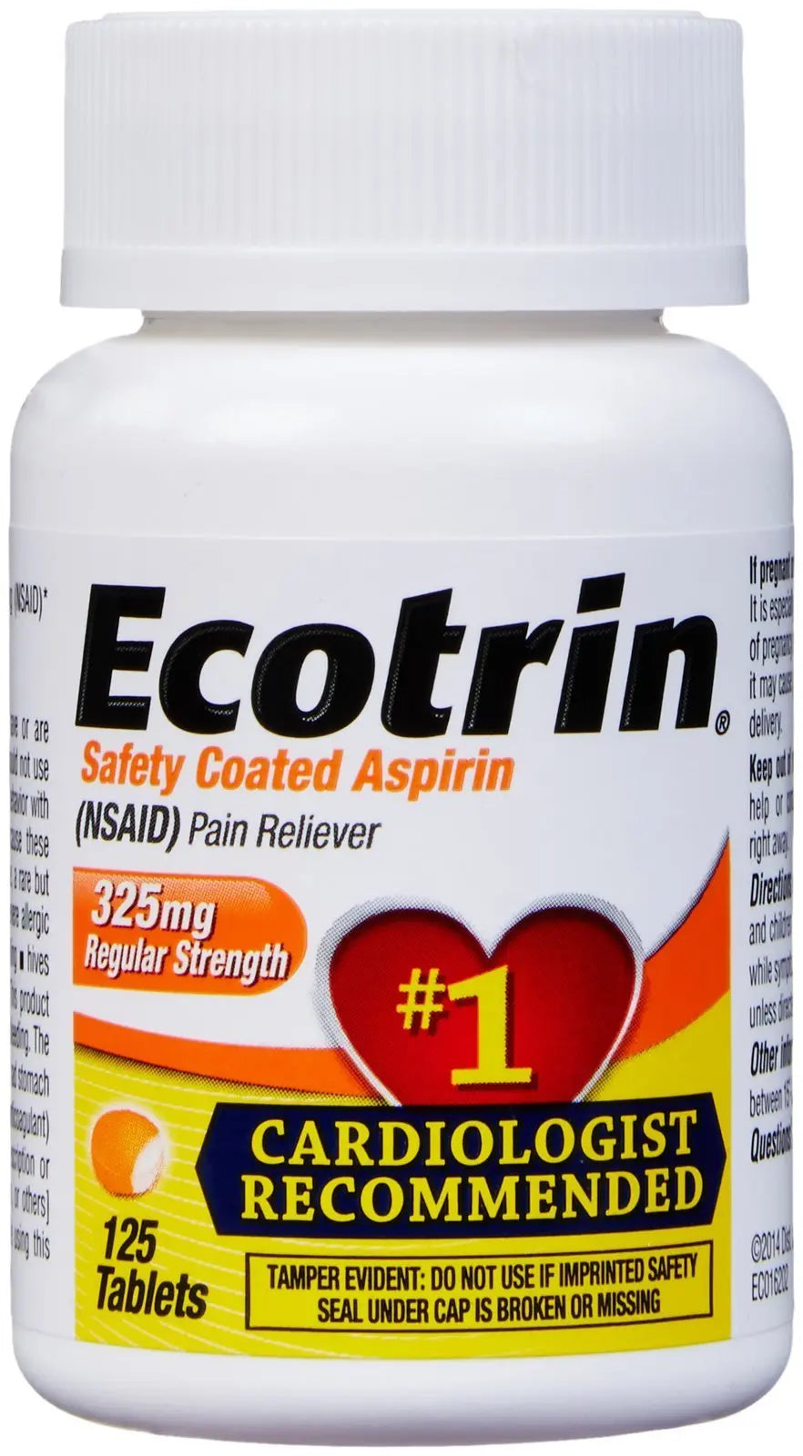 Ecotrin Regular Strength, 125 ct Ecotrin buy supplements canada