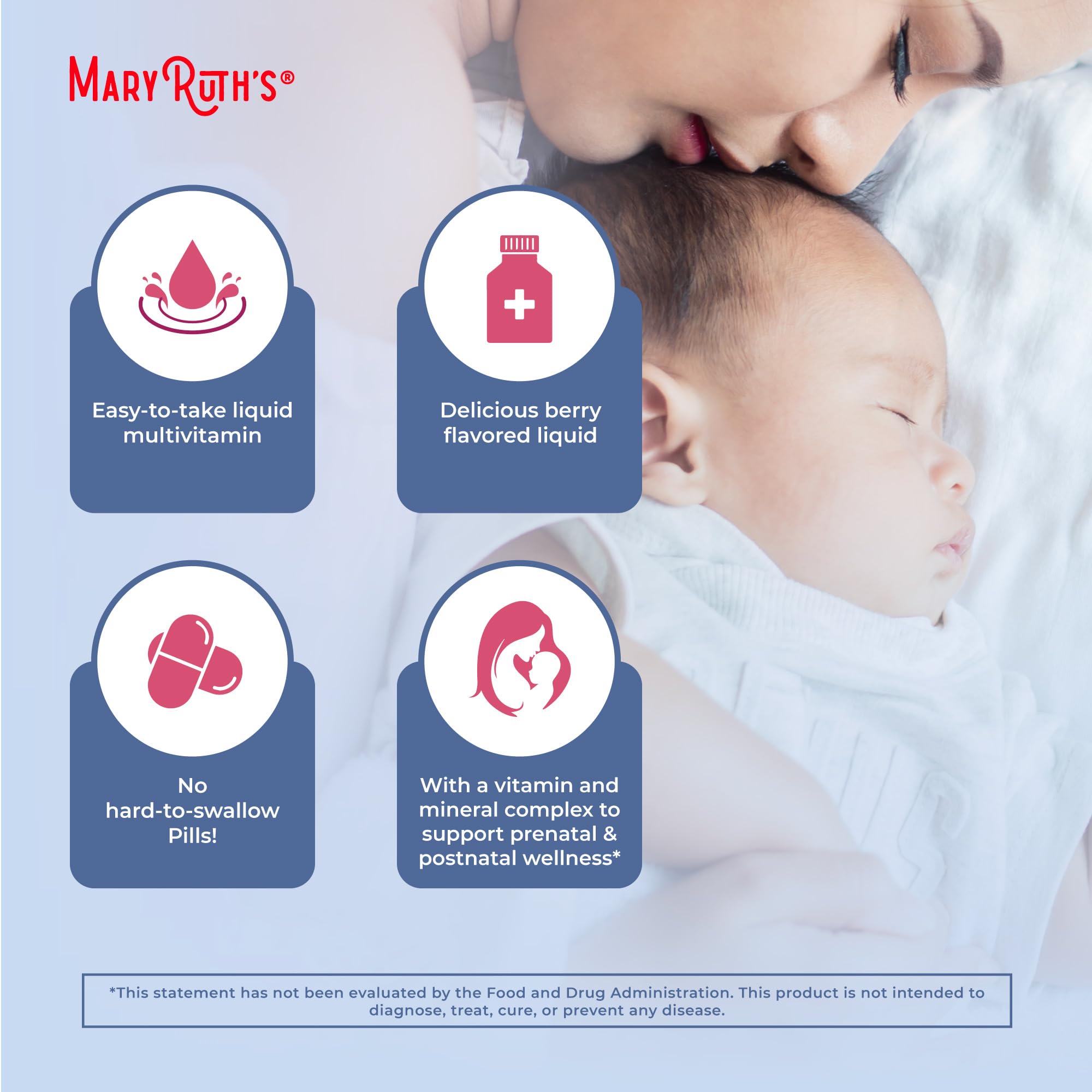 MARYRUTH'S Postnatal & Prenatal Vitamins for Women | Sugar Free | Selenium | Folate | Vegan | Non-GMO | Gluten Free | 32oz MARYRUTH'S buy supplements canada
