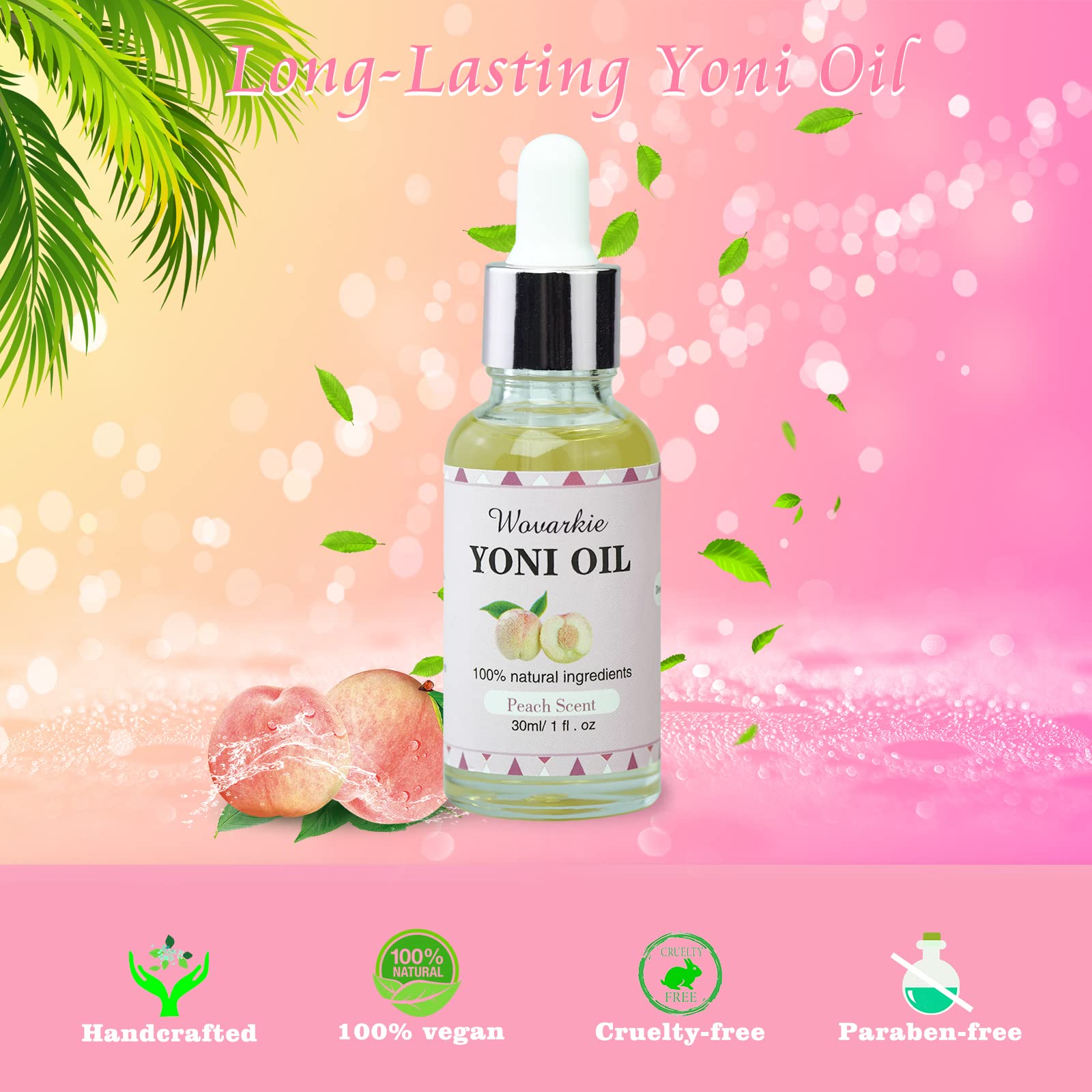 2 Packs Yoni Oil for Women, 1 fl oz/30 ml Feminine Oil Intimate Deodorant for Women, Eliminates Odor Wovarkie buy supplements canada
