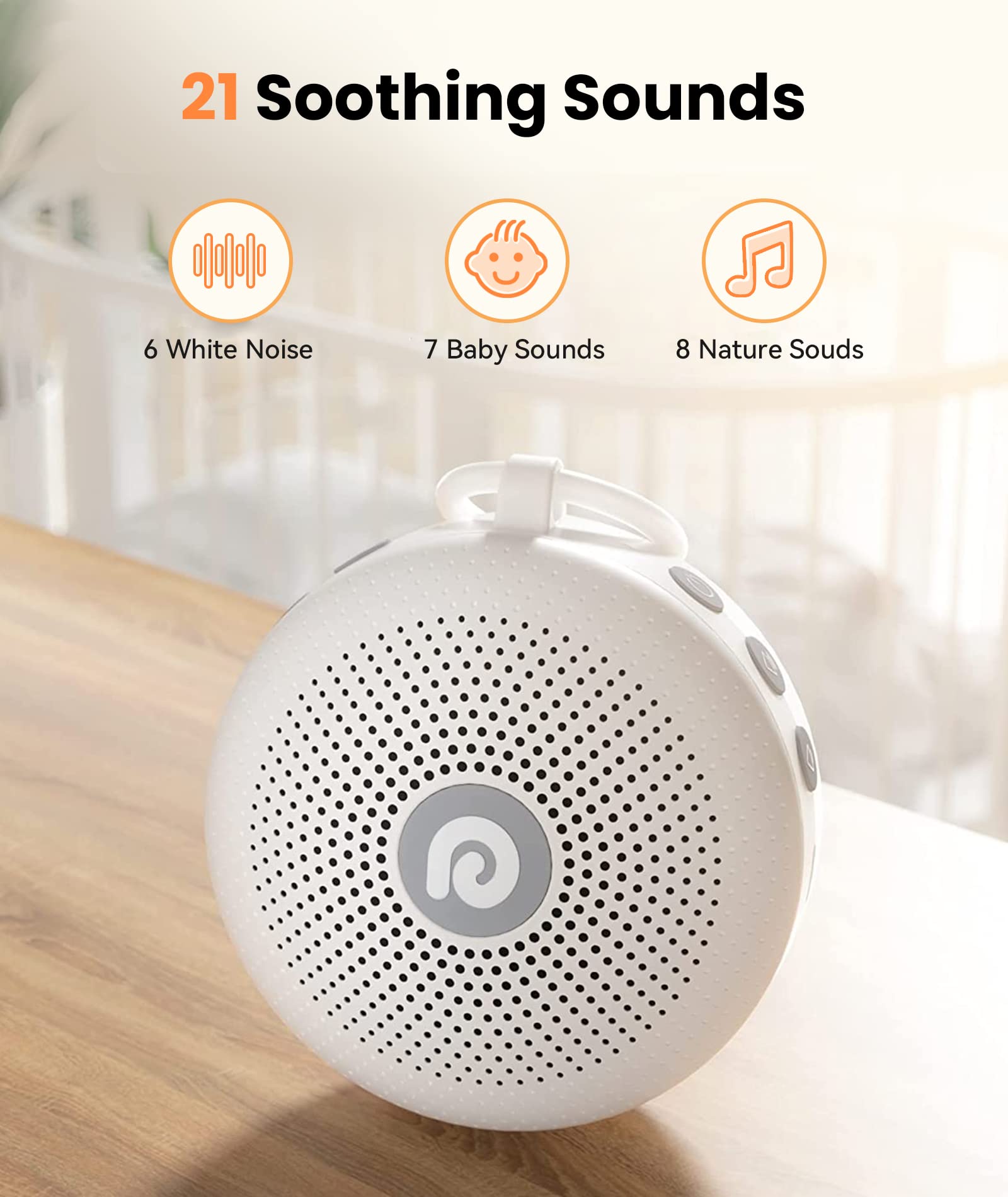 Dreamegg White Noise Machine - Portable Sound Machine for Baby Adult, Features Powerful Battery Dreamegg buy supplements canada