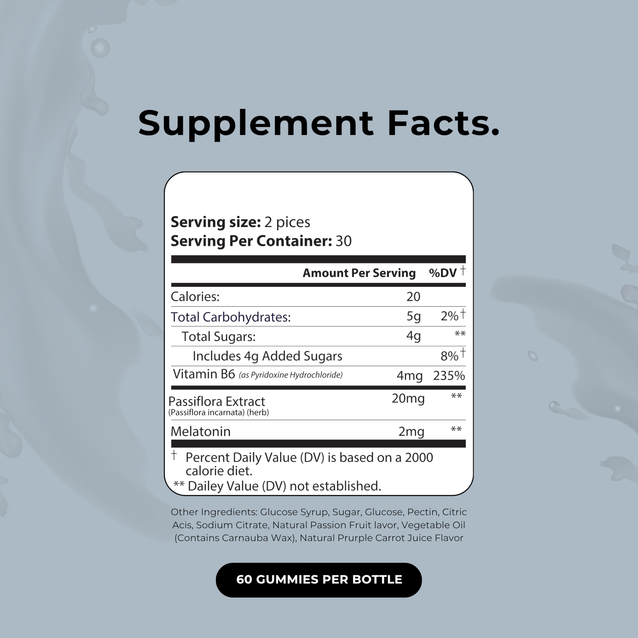 Up&Down Supplements Sleep Well Gummies | Deeper Sleep, Relaxation, Rest & Recovery Support | Melatonin, Vitamin B6 & Passionflower | Made in USA | Vegan, Non-GMO, Gluten Free | 60 Sleep Gummies Up&Down Supplements buy supplements canada
