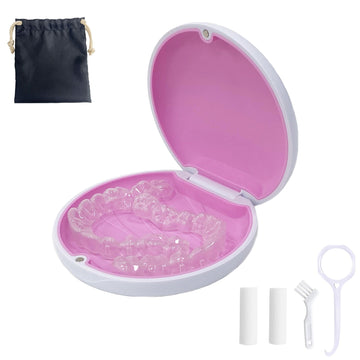 Retainer Case,Cute Slim Aligner Case Compatible with Invisalign,Retainer Holder with Aligner Remover Maoerdental buy supplements canada
