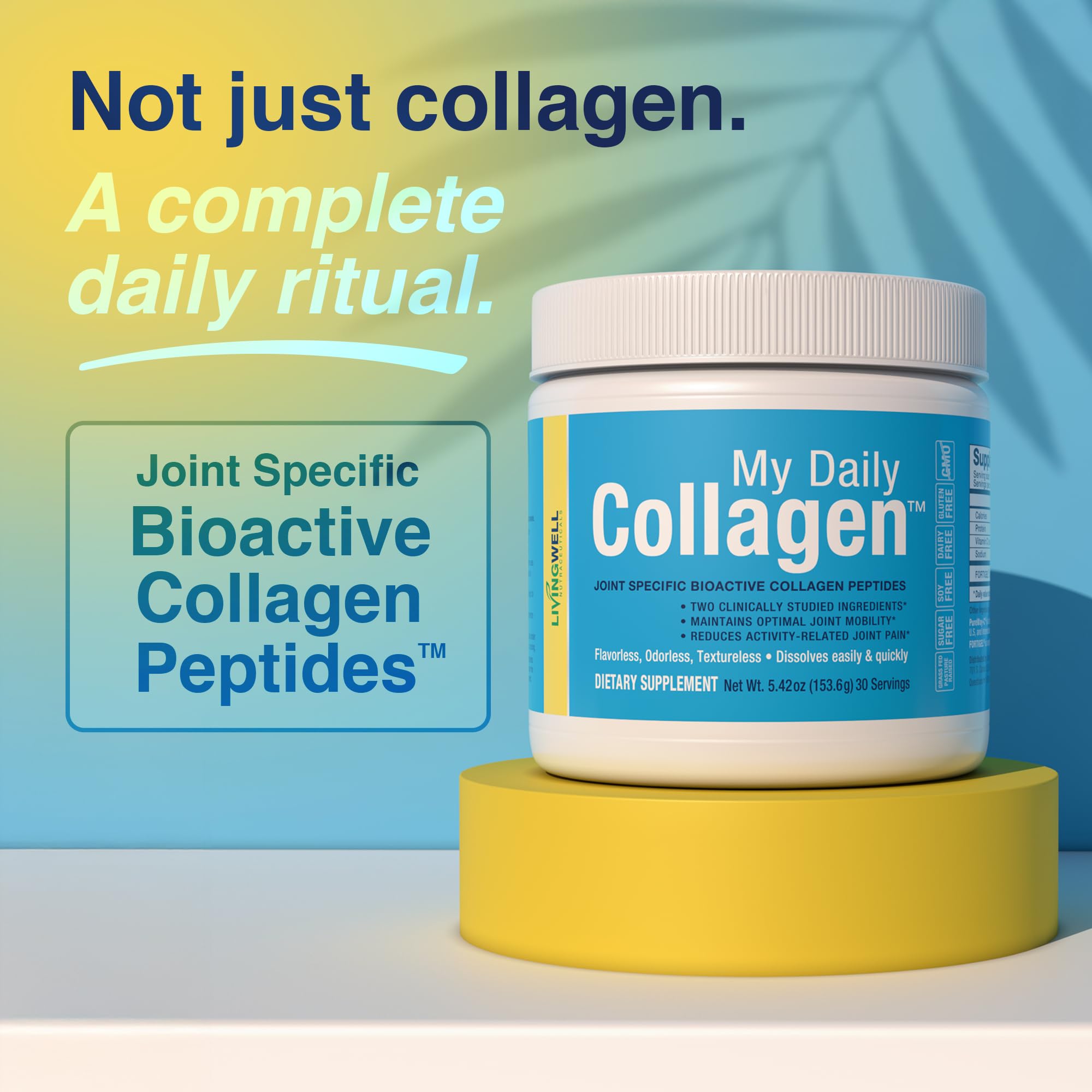 Premium Collagen Peptides Type 1 & 3 Collagen Powder - Hydrolyzed Bovine with Protein & Vitamin C – Unflavored Powdered Peptides Protein for Men and Women Joint & Cartilage Health – 30 Servings My Daily Collagen buy supplements canada