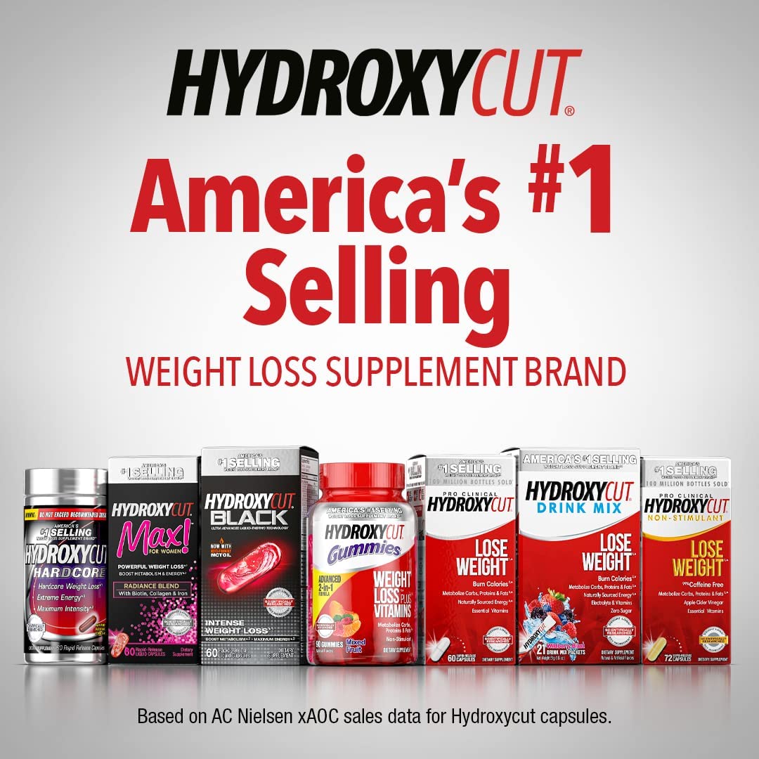 Hydroxycut Caffeine-Free Gummy for Women & Men | 15 Essential Vitamins & Minerals Hydroxycut buy supplements canada