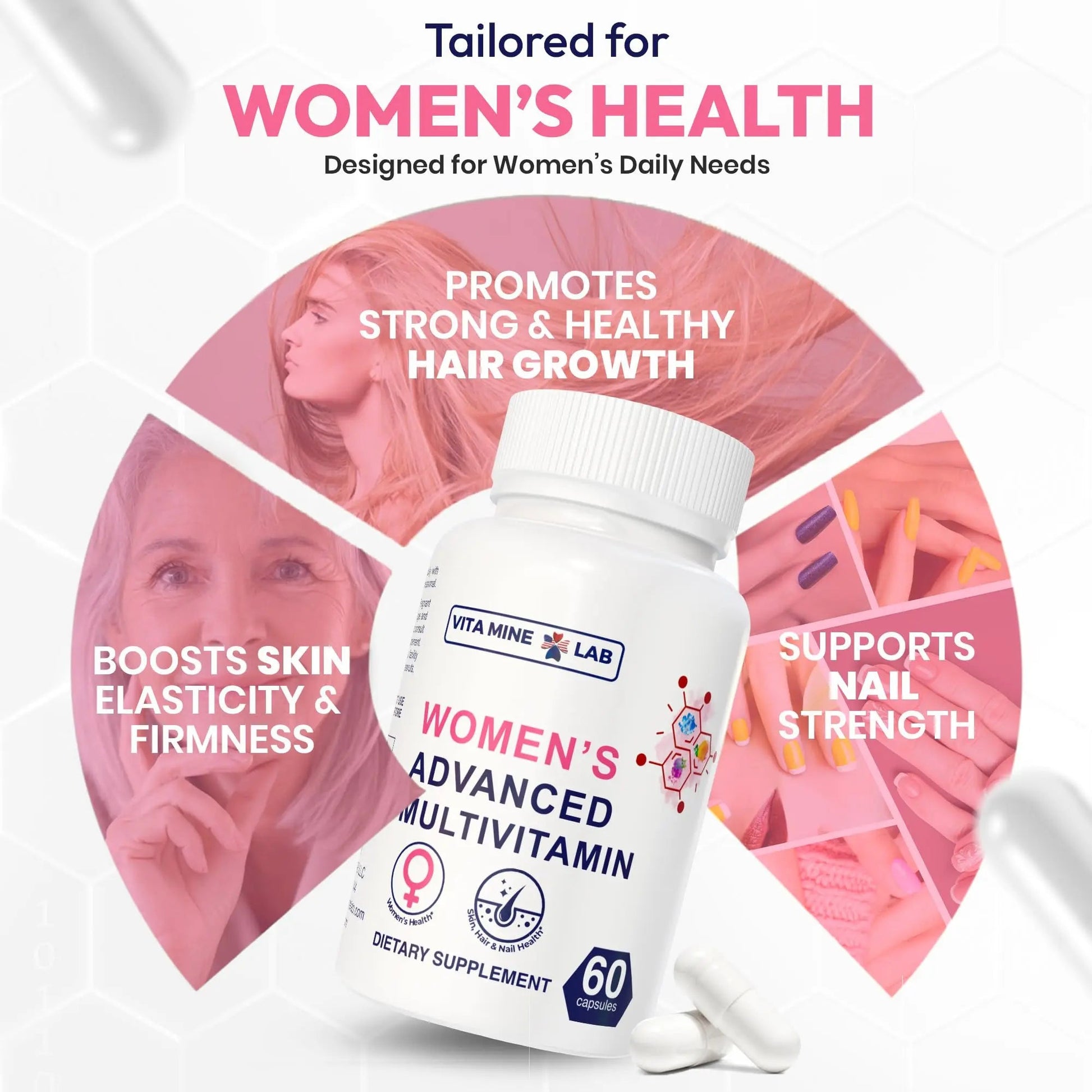 VITA MINE LAB Women's Advanced Multivitamin, Supports Energy, Immune Health & Overall Well-Being, Gluten-Free, Halal VITA MINE LAB buy supplements canada