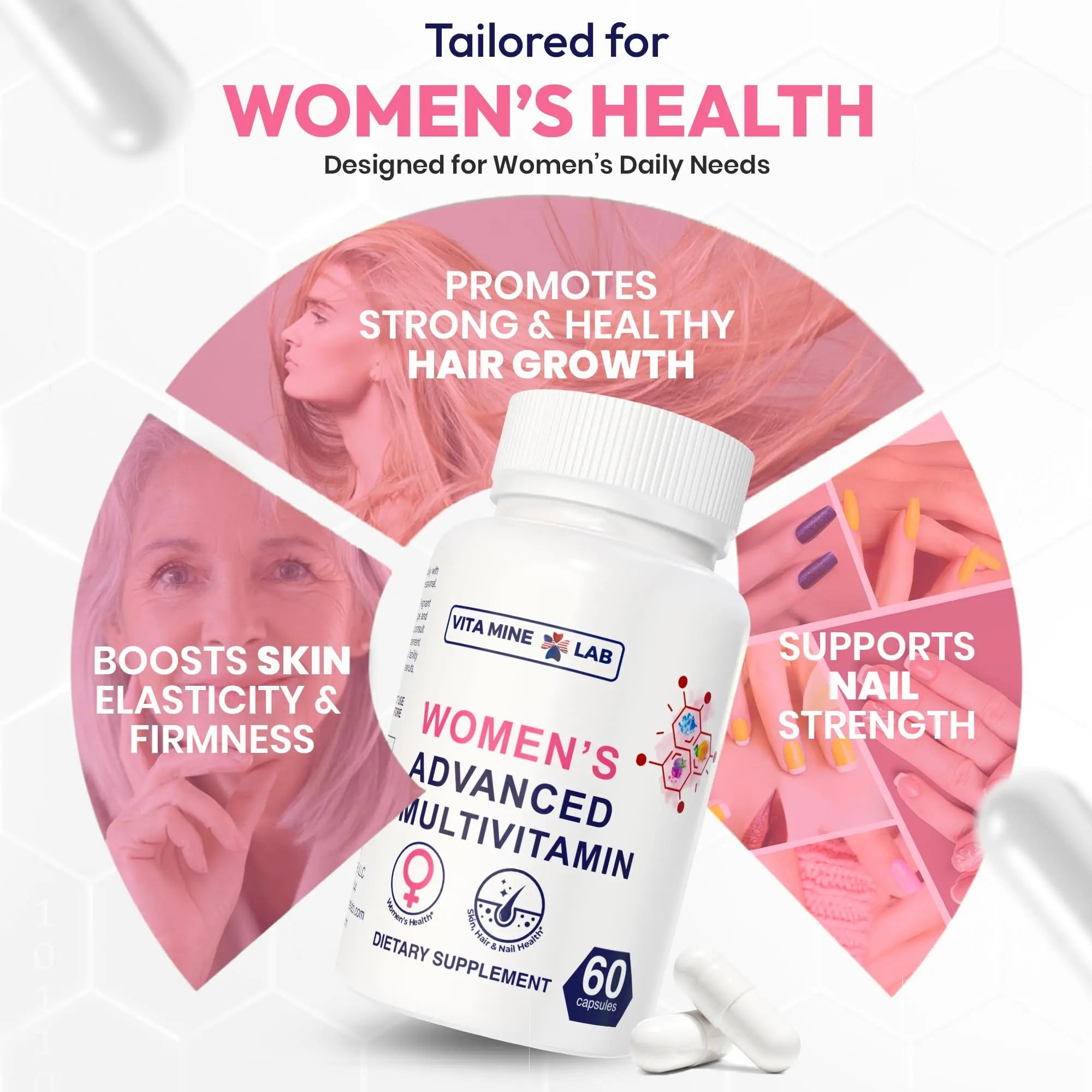 VITA MINE LAB Women's Advanced Multivitamin, Supports Energy, Immune Health & Overall Well-Being, Gluten-Free, Halal VITA MINE LAB buy supplements canada