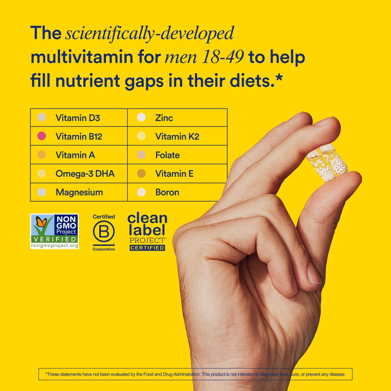 Ritual Synbiotic+ Probiotic Gut Health Support and Men's 18+ Multivitamin Ritual buy supplements canada