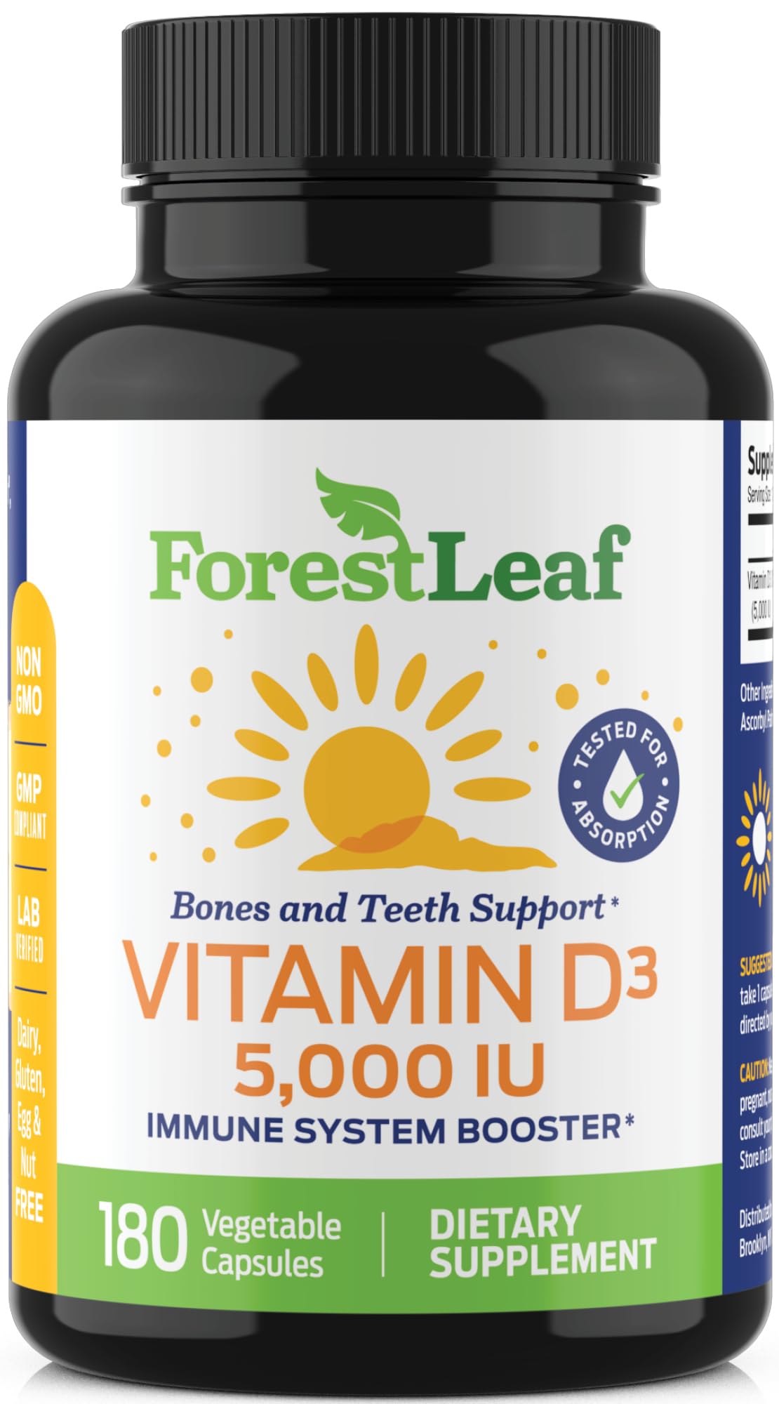 ForestLeaf - Vitamin D3 IU Weekly Supplement - Vitamin D Capsules ForestLeaf buy supplements canada