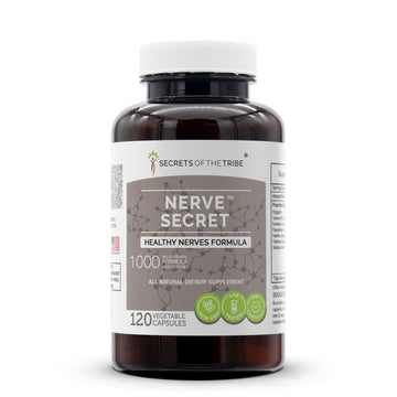Secrets of the Tribe - Nerve Secret, Healthy Nerves Formula, Herbal Supplement Blend (120 Capsules) Secrets of the Tribe buy supplements canada