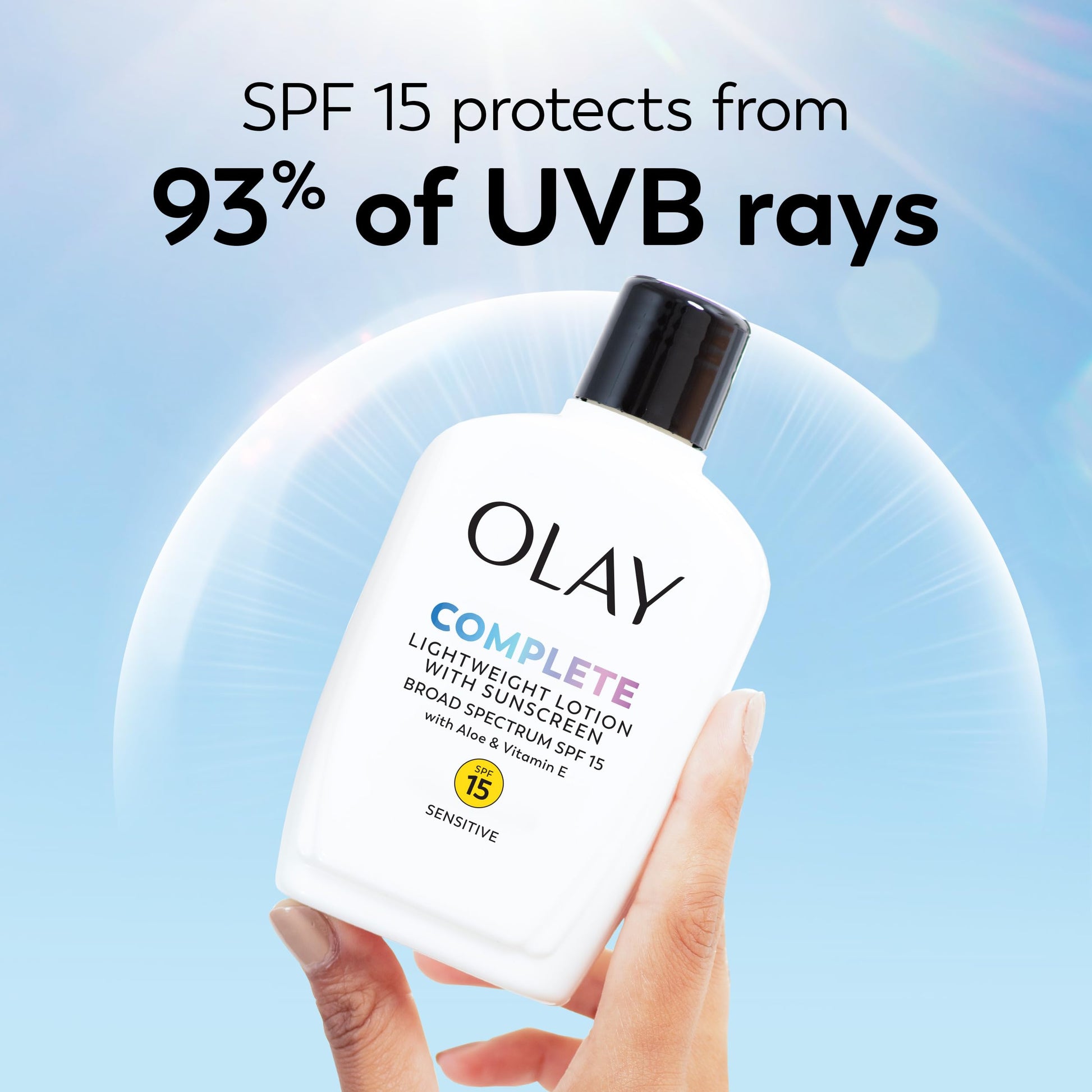 Olay Face Moisturizer, Complete All Day Moisturizer With Sunscreen Broad Spectrum SPF 15 - Sensitive, 4 fl. Oz, 1 unit Olay buy supplements canada