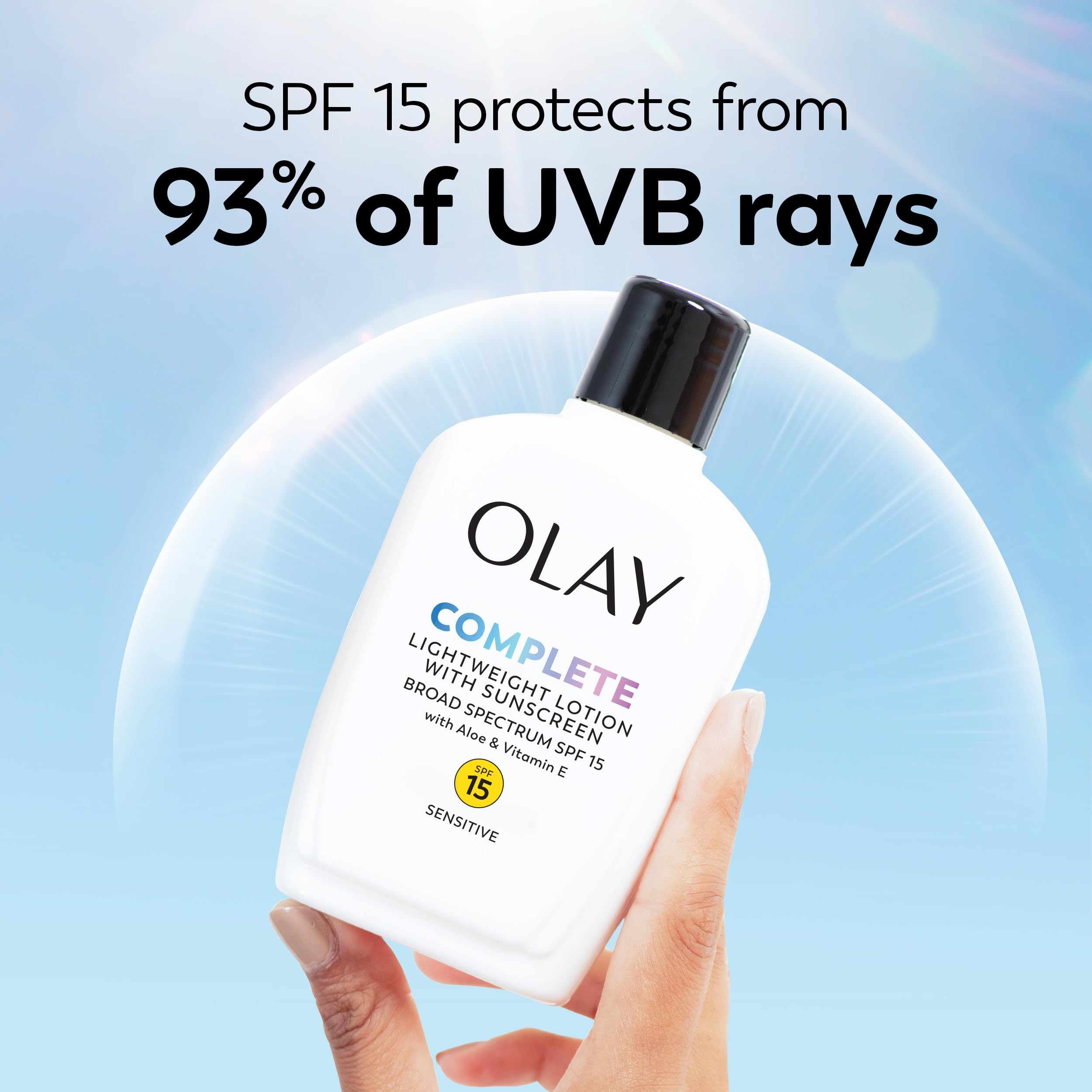 Olay Face Moisturizer, Complete All Day Moisturizer With Sunscreen Broad Spectrum SPF 15 - Sensitive, 4 fl. Oz, 1 unit Olay buy supplements canada