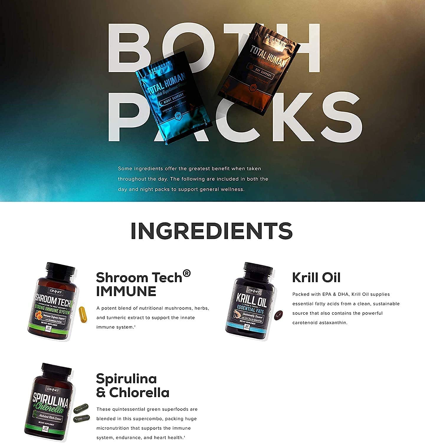 ONNIT Total Human Day and Night Vitamin Packs, 7-Day Supply Capsule ONNIT buy supplements canada