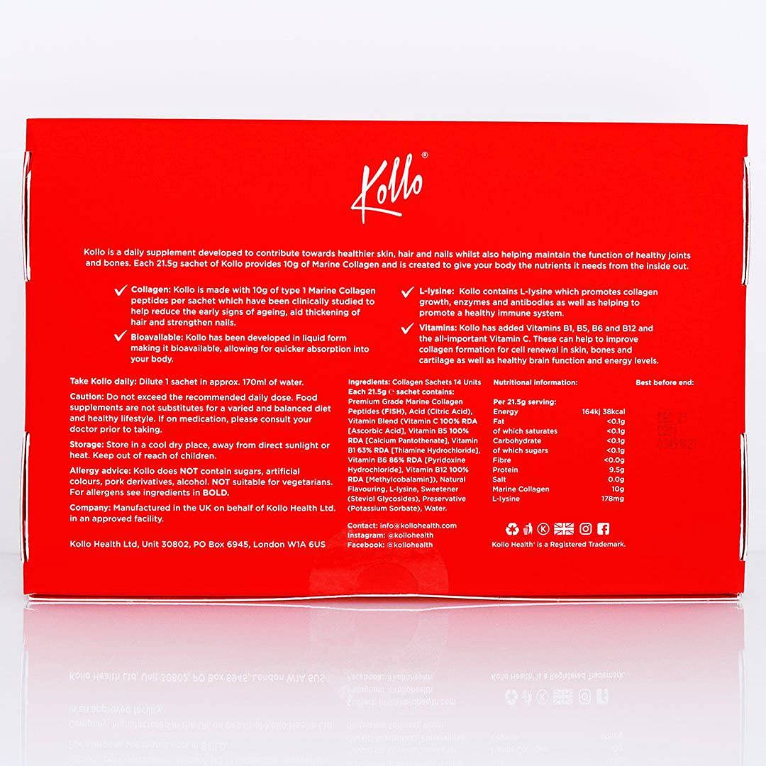 Kollo Premium Marine Collagen Liquid, 10,000 mg - Essential Proteins Collagen Peptides Kollo buy supplements canada
