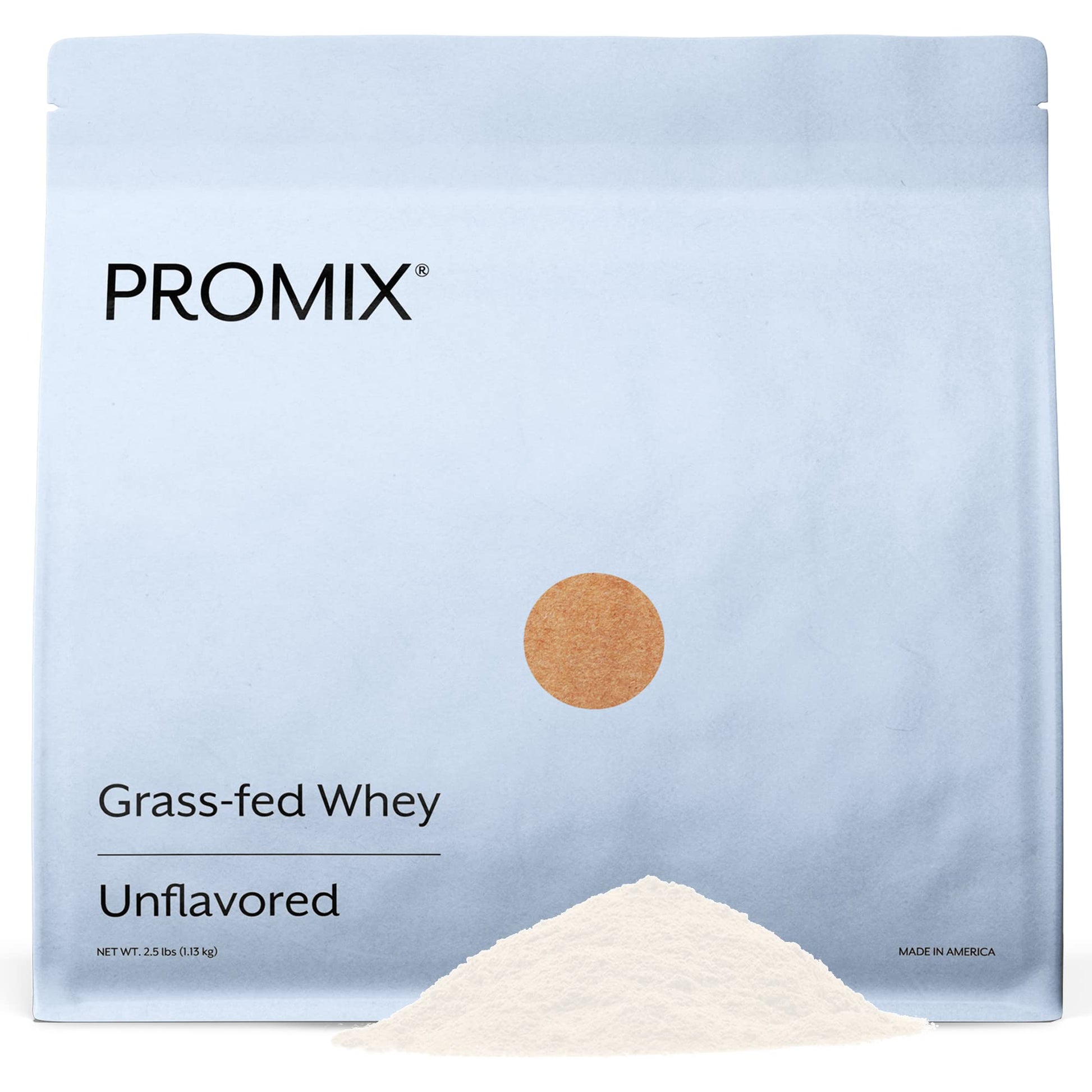 Promix Whey Protein Powder, Unflavored - 2.5lb Bulk - Grass-Fed & 100% All Natural ProMix Nutrition buy supplements canada