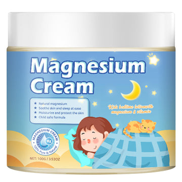 100g Magnesium Lotion for Kids Sleep,Nighttime Magnesium Cream,Soothe and Relax Your Body Before Bed,Safe for Both Adults and Children,Natural Calming Cream Support for Sleep Kzaio buy supplements canada