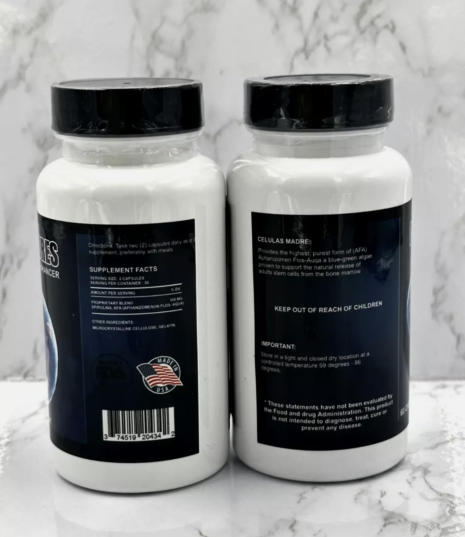 2 Bottles Celulas Madre Supports Joint & Muscles Stem Cell Immune Control 120 Capsules Madre Cell Plus. All Natural Steam Enhancer New Generic buy supplements canada