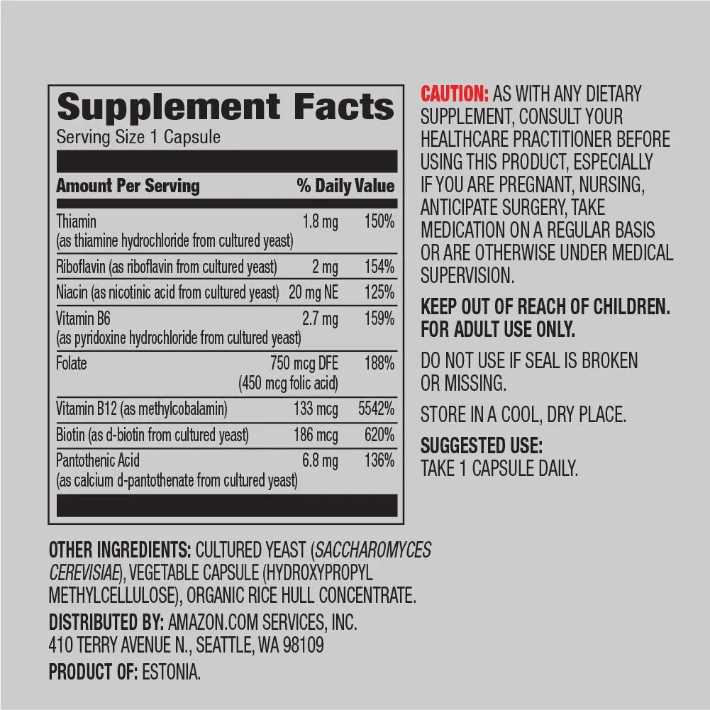 Amazon Elements Men's One Daily Multivitamin (65 Tablets) and Amazon Elements B Complex (65 Capsules) Amazon Elements buy supplements canada