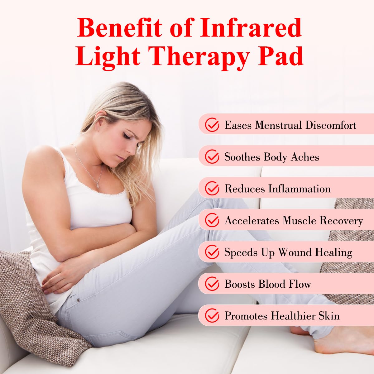 Red Light Therapy Belt for Body, Infrared Light Therapy for Pain Relief, Waterproof Red Light Therapy USUIE buy supplements canada