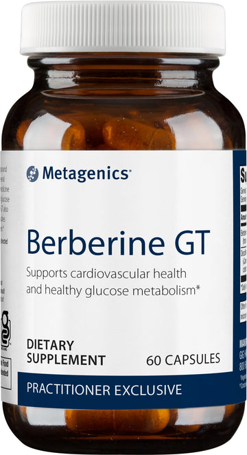 Metagenics Berberine GT - 500 mg Berberine HCl - Supports Heart Health & Carbohydrate Metagenics buy supplements canada