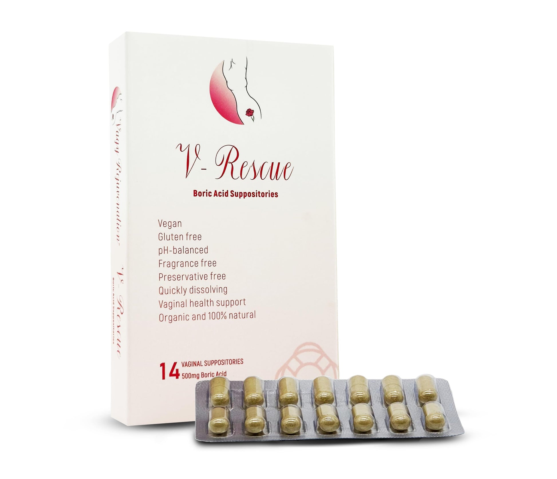 Vagy Rejuvenation V-Rescue - 500 mg Boric Acid 14 Vaginal Applications - Feminine Health Vagy Rejuvenation buy supplements canada