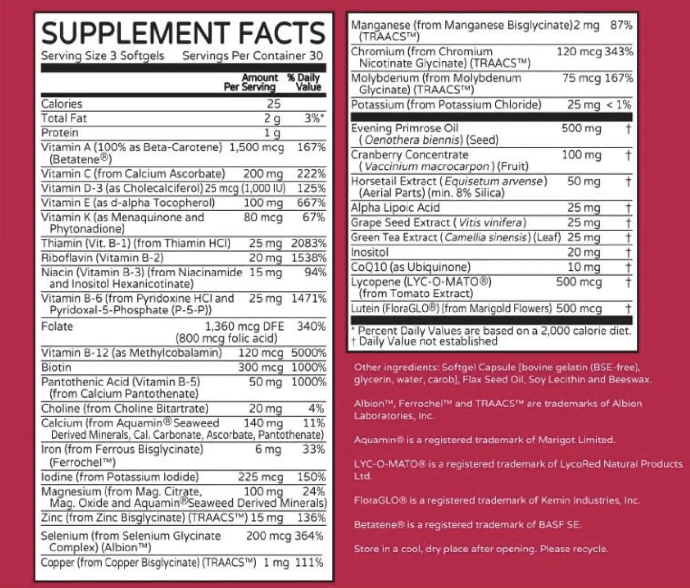 ONE Woman Bio-Optimized Multi-Nutrient by Thrivetality | Women's Multivitamin | #1 Physician Formulated | Science Based | Clinically Proven | Thrivetality Nutriscience buy supplements canada