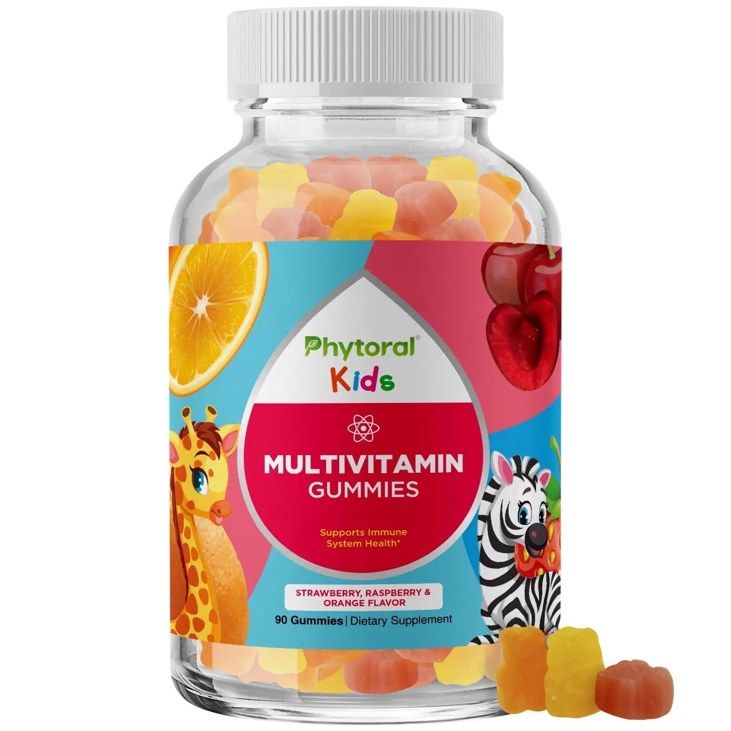 Phytoral Kids Vitamins Gummy Multivitamin Chewable - Kids Gummy Vitamins for Mood Support Natural Energy Boost Phytoral buy supplements canada