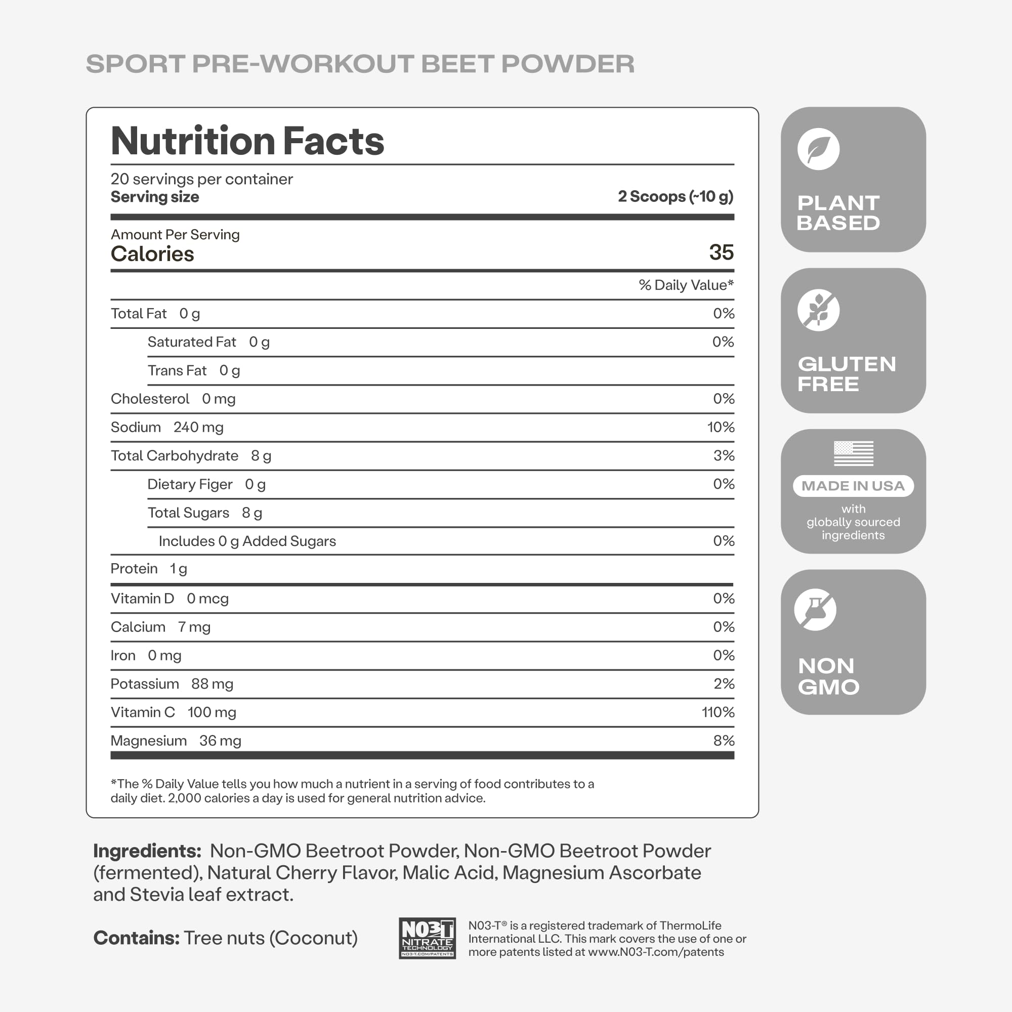 Humann SuperBeets Sport Endurance Pre Workout Powder, Nitric Oxide Supplement, NSF Certified, Stimulant & Caffeine Free, Made with Beet Root, Humann buy supplements canada