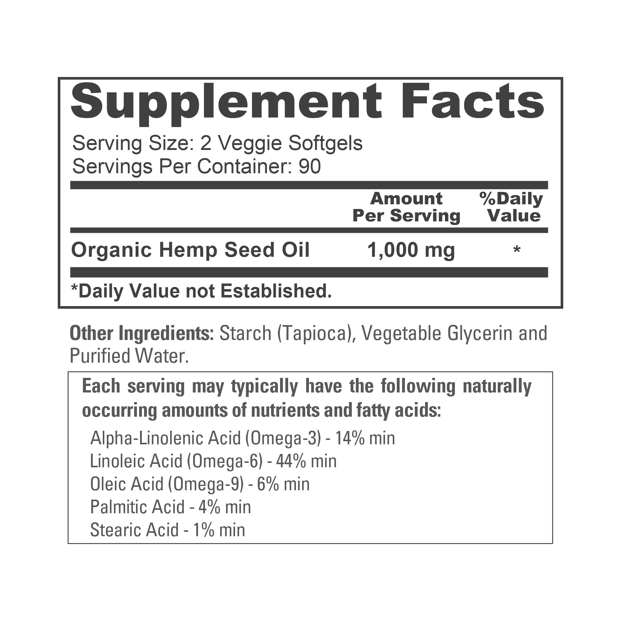 NusaPure Hemp Oil 1,000mg Per Serving, 180 Veggie Softgels, Non-GMO, Vegan NusaPure buy supplements canada