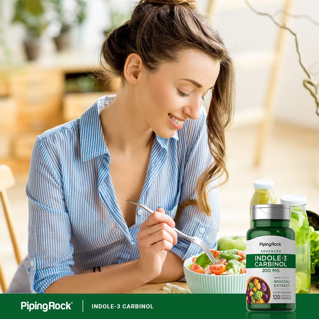 Piping Rock Indole 3 Carbinol | 200mg | 120 Capsules | I3C with Broccoli Extract | Non-GMO, Gluten Free Supplement Piping Rock buy supplements canada