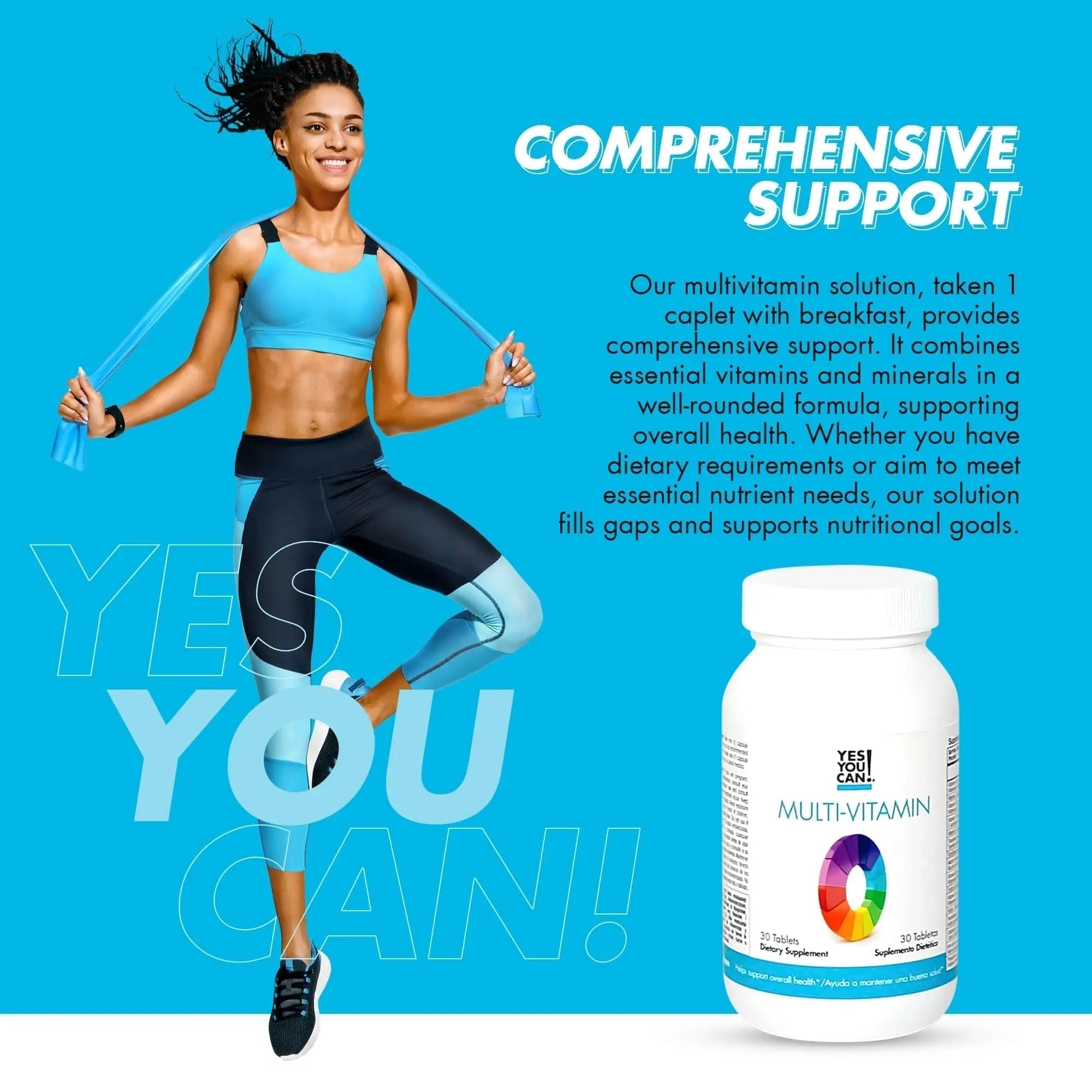 Yes You Can! Daily Multivitamins for Men and Women - Helps Assist Overall Health & Well-Being, Contains Antioxidants Yes You Can! buy supplements canada