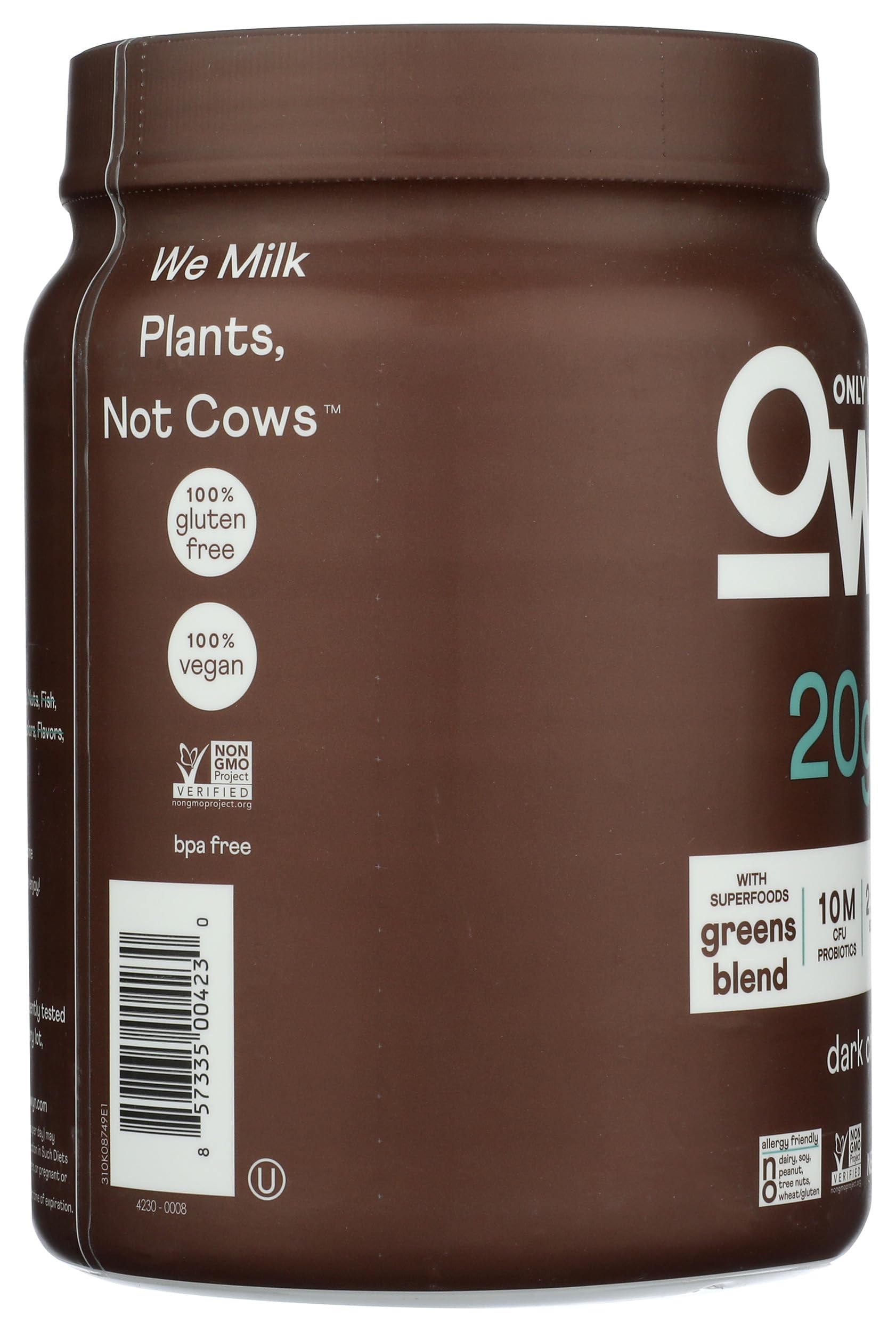 OWYN Only What You Need Plant-Based Protein Powder, Dark Chocolate, 1.17 lbs OWYN Only What You Need buy supplements canada