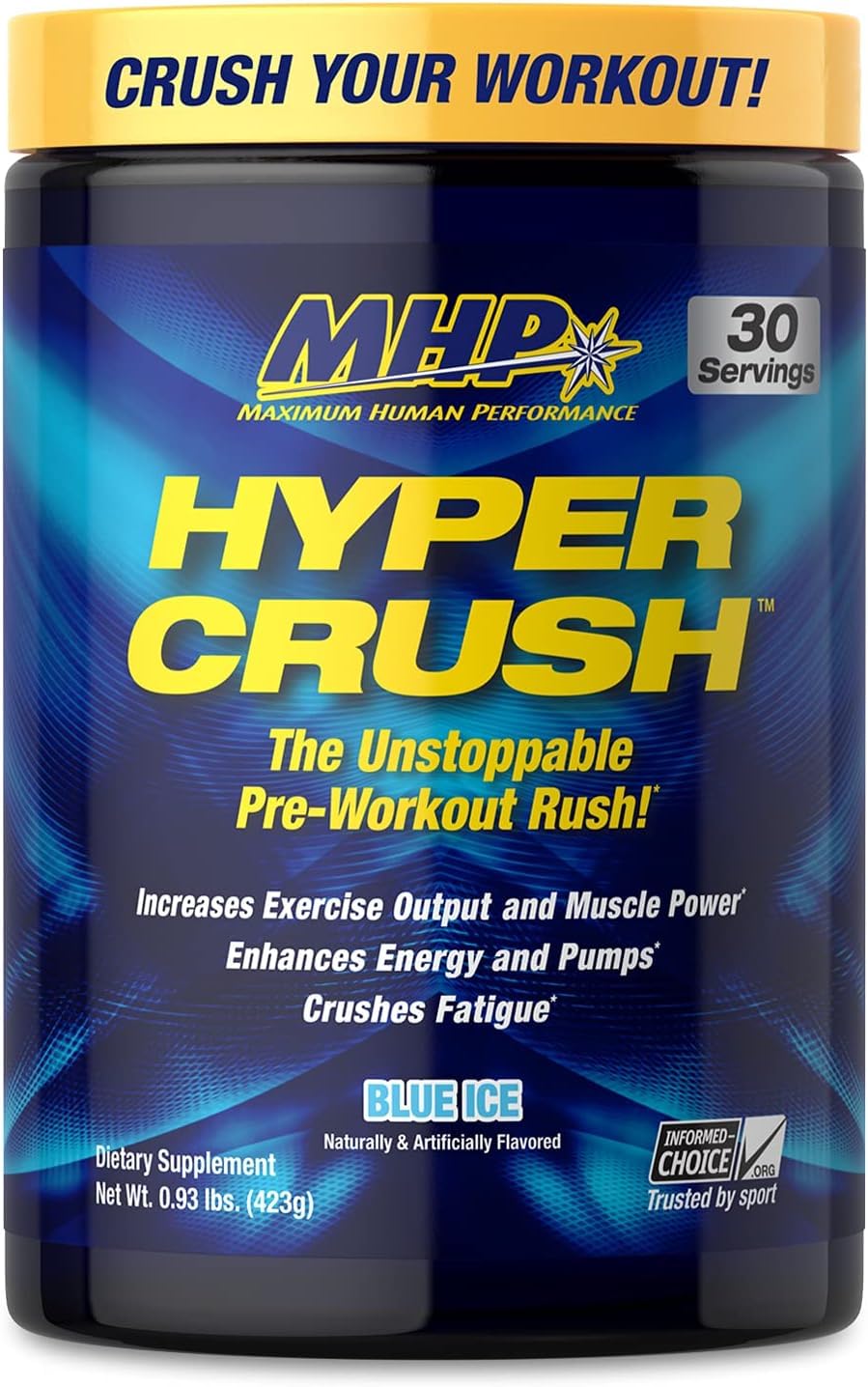 Maximum Human Performance MHP HYPER CRUSH Pre Workout energy drink creatine Maximum Human Performance buy supplements canada