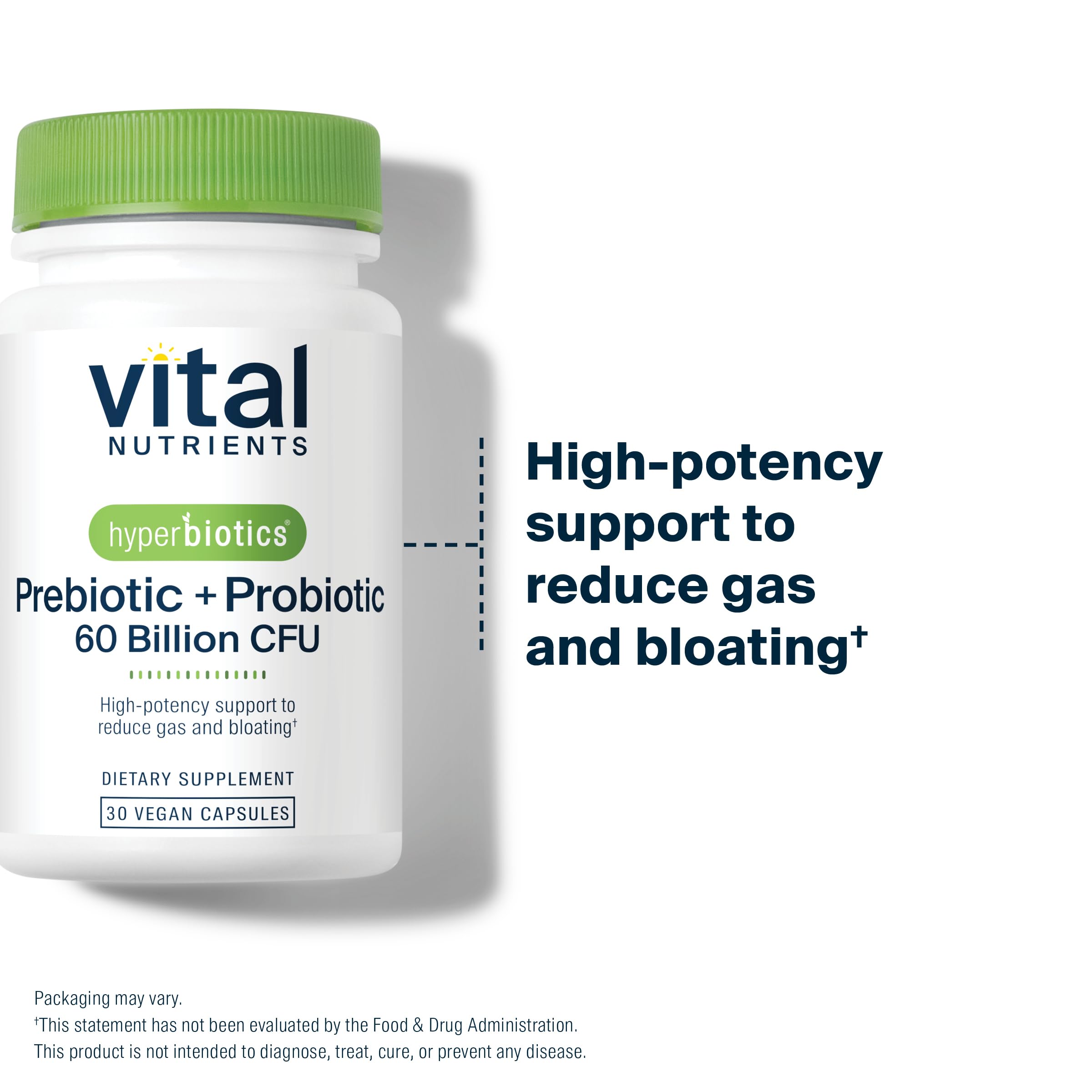 Hyperbiotics Vital Nutrients Prebiotic and Probiotic for Women and Men | 60 Billion CFU | Pre and Probiotics Supports Digestive Health, Constipation, Diarrhea, Hyperbiotics buy supplements canada