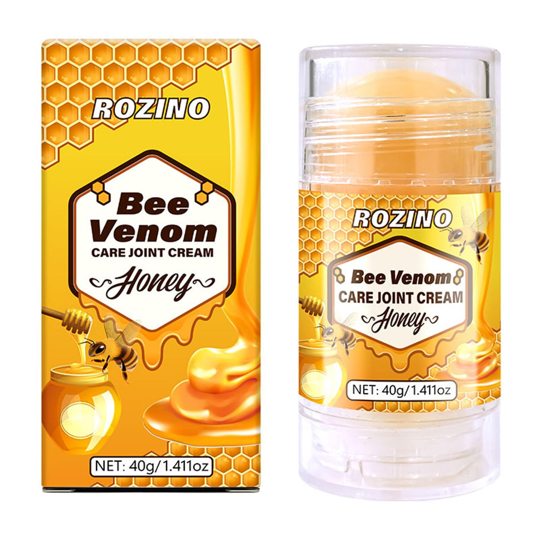 Bee Venom Joint Cream for Knees & Joint Support, Fast Absorbing, Non-Sticky Formula with Vitamin C, Aloe Vera for Soothing Comfort (1.411OZ) Generic buy supplements canada