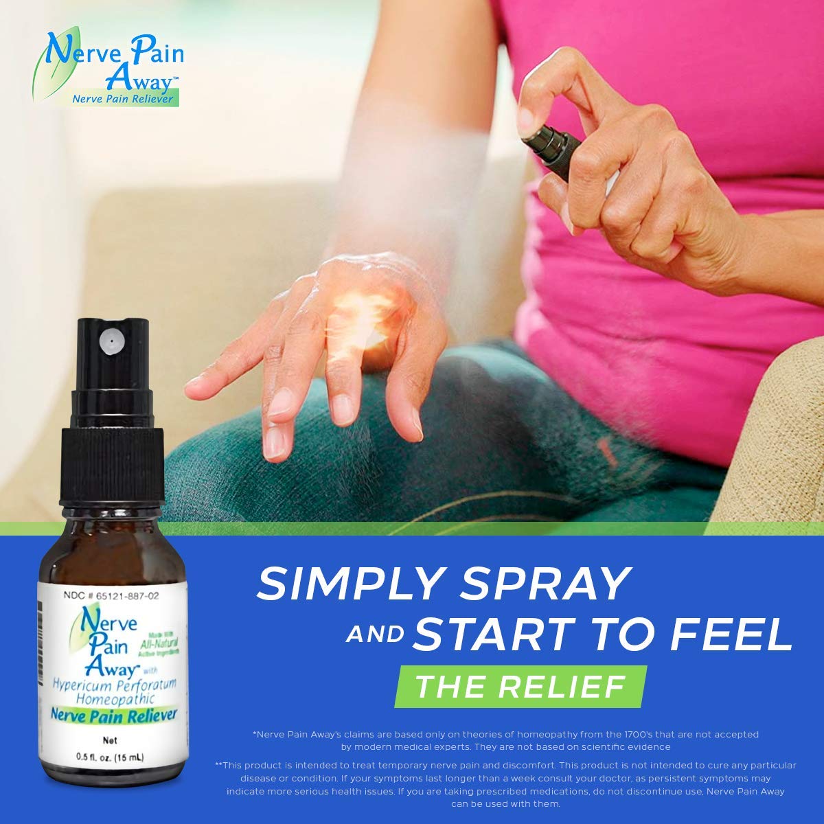 Nerve Pain Away – Homeopathic Topical Spray for Temporary Nerve Pain Relief in Hands and Feet Nerve Pain Away buy supplements canada