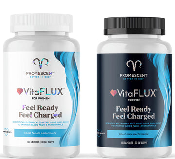 VitaFLUX Triple Power Nitric Oxide Supplement for Male Performance + VitaFLUX Women's Promescent buy supplements canada
