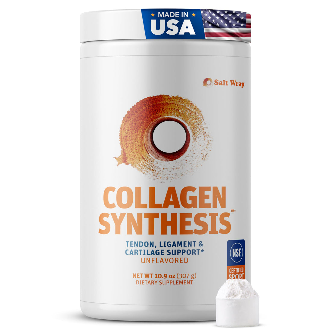 SaltWrap Collagen Synthesis - Collagen Peptides for Joints with Fortigel, Tendoforte, Best Collagen Powder for Tendons, Ligaments SaltWrap buy supplements canada
