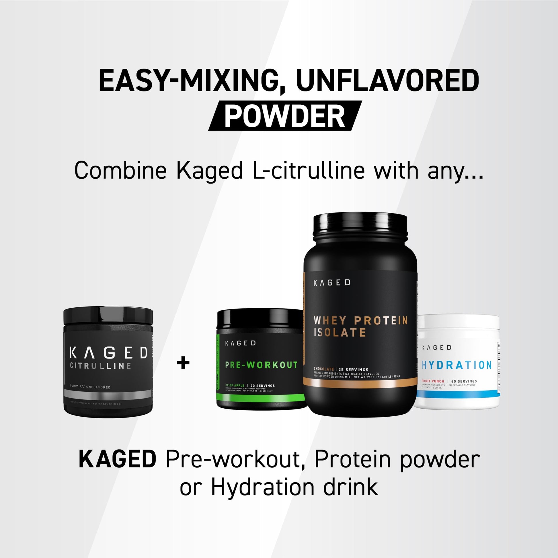 Kaged L-Citrulline Powder | Unflavored | Enhanced Pumps | Improve Muscle Vascularity | Nitric Oxide Booster | Supplements for Men & Women | 100 Servings Kaged buy supplements canada