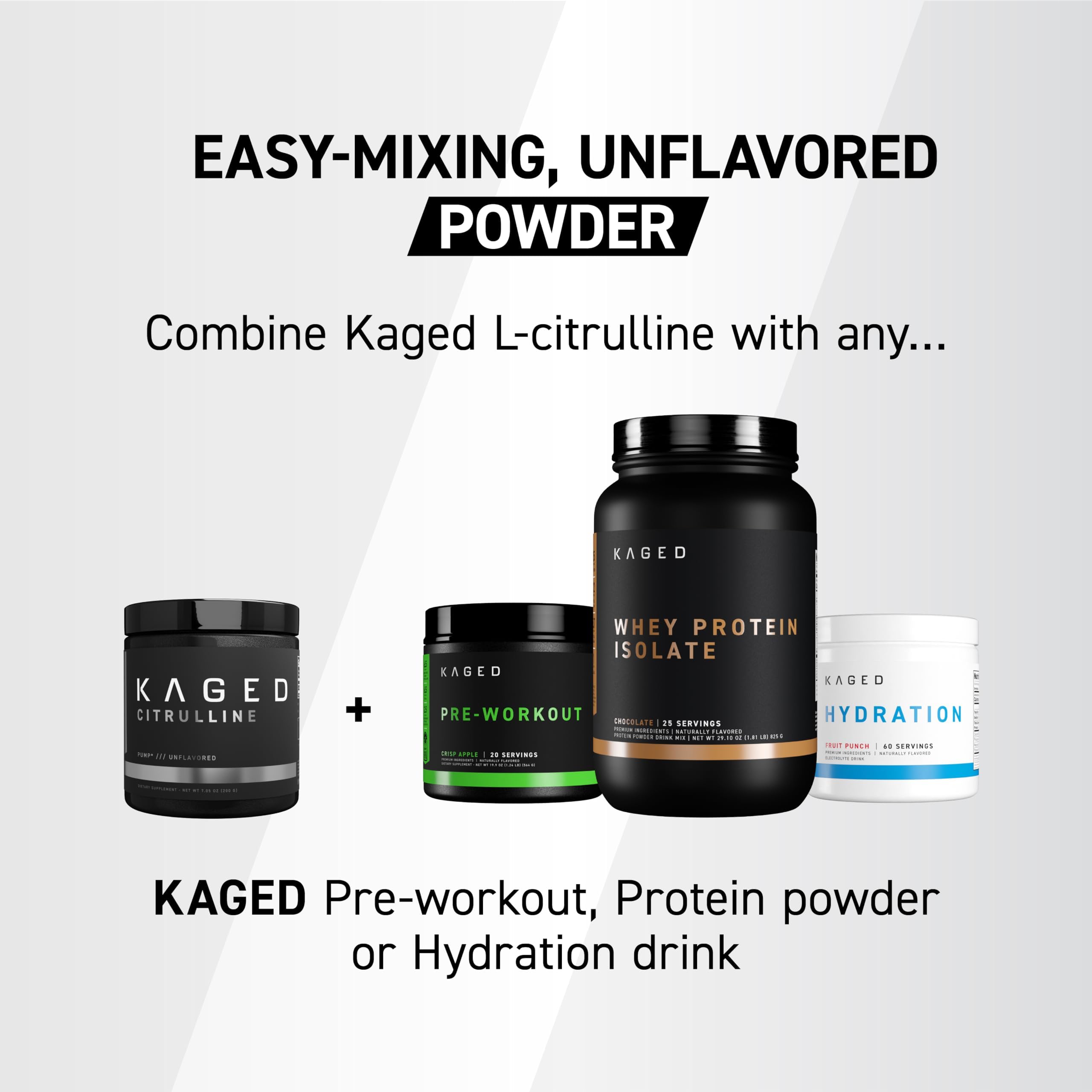 Kaged L-Citrulline Powder | Unflavored | Enhanced Pumps | Improve Muscle Vascularity | Nitric Oxide Booster | Supplements for Men & Women | 100 Servings Kaged buy supplements canada