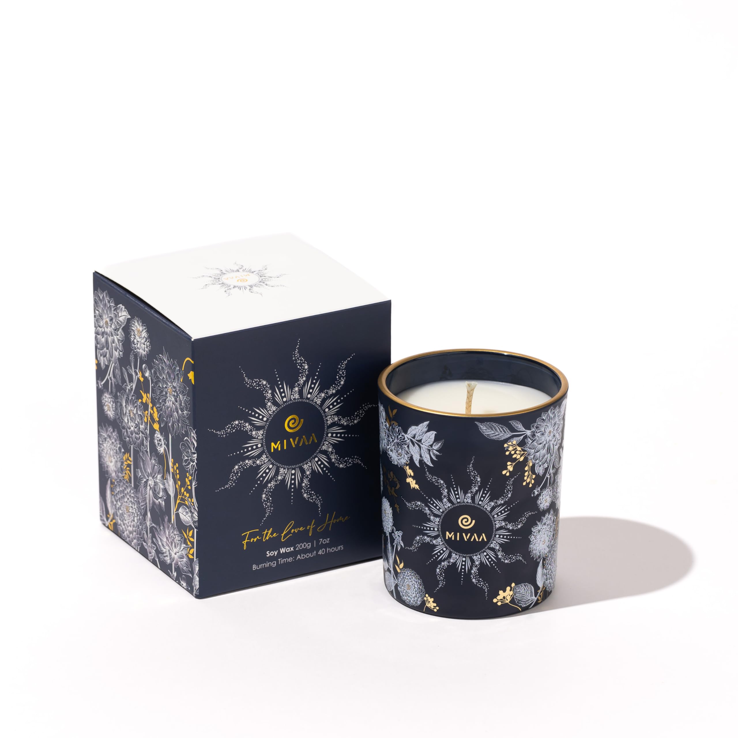 Mivaa Scented Candles - 100% Natural Soy Wax, 40 hrs Burn, Lead-Free Wicks, Holiday, Fall, Winter Msupps.com buy supplements canada