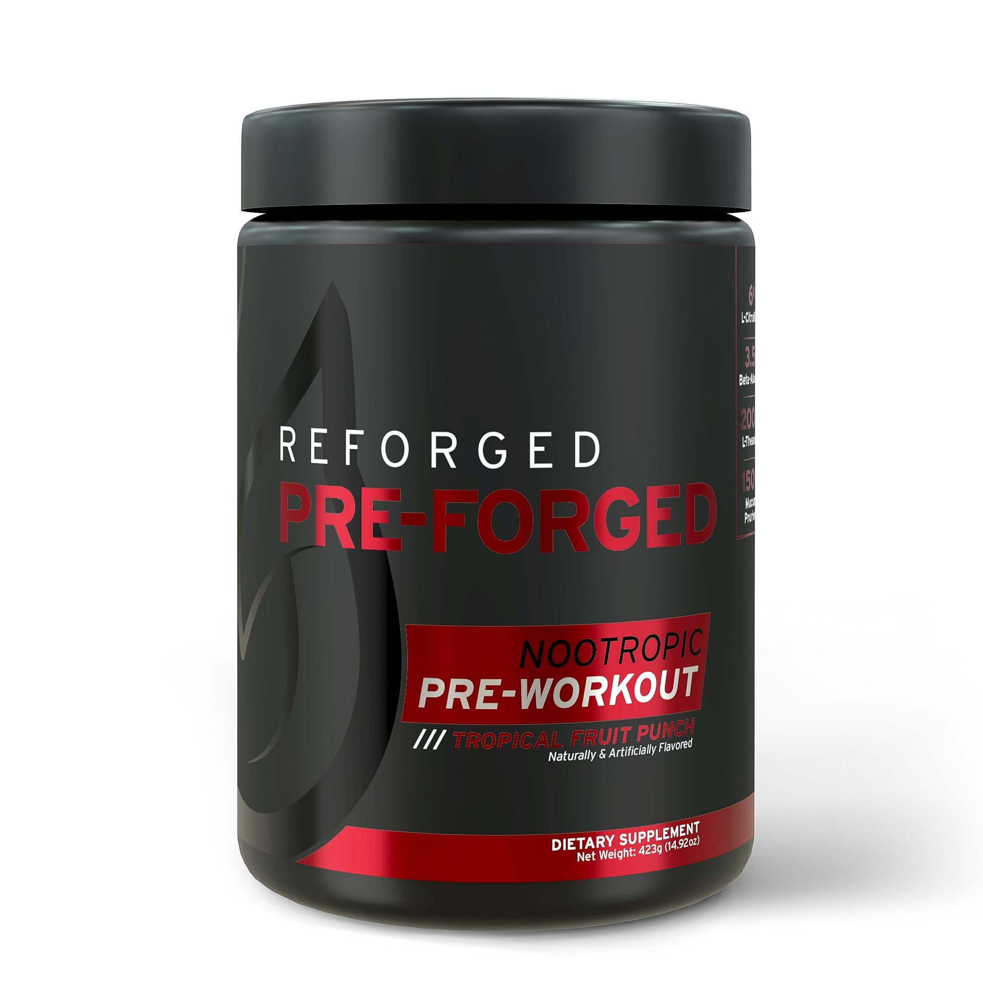 Reforged Pre-Forged L Theanine Pre Workout Powder Drink | Nootropic Nitric Oxide Energy Reforged buy supplements canada