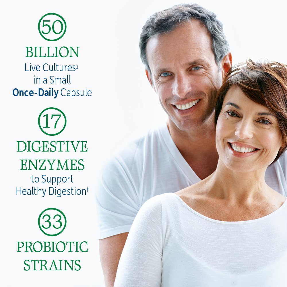 Garden of Life Probiotics for Women and Men - Raw Probiotics Colon Care 50 Billion CFU and Enzymes, Shelf Stable Once Daily Acidophilus Probiotic for Regularity and Immune Health Support, 30 Capsules Garden of Life buy supplements canada